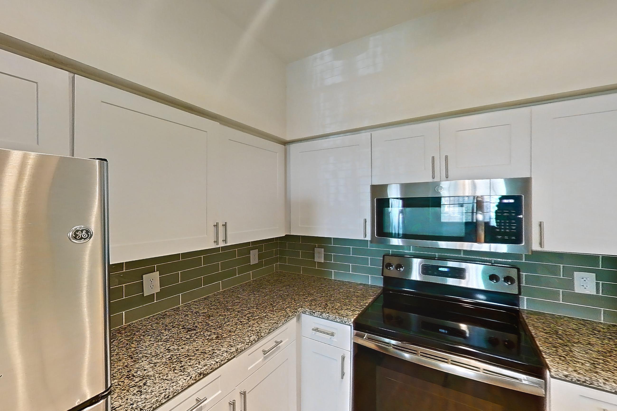 Kitchen in Apartment 01-105 at Solano at Miramar, 1A floor plan