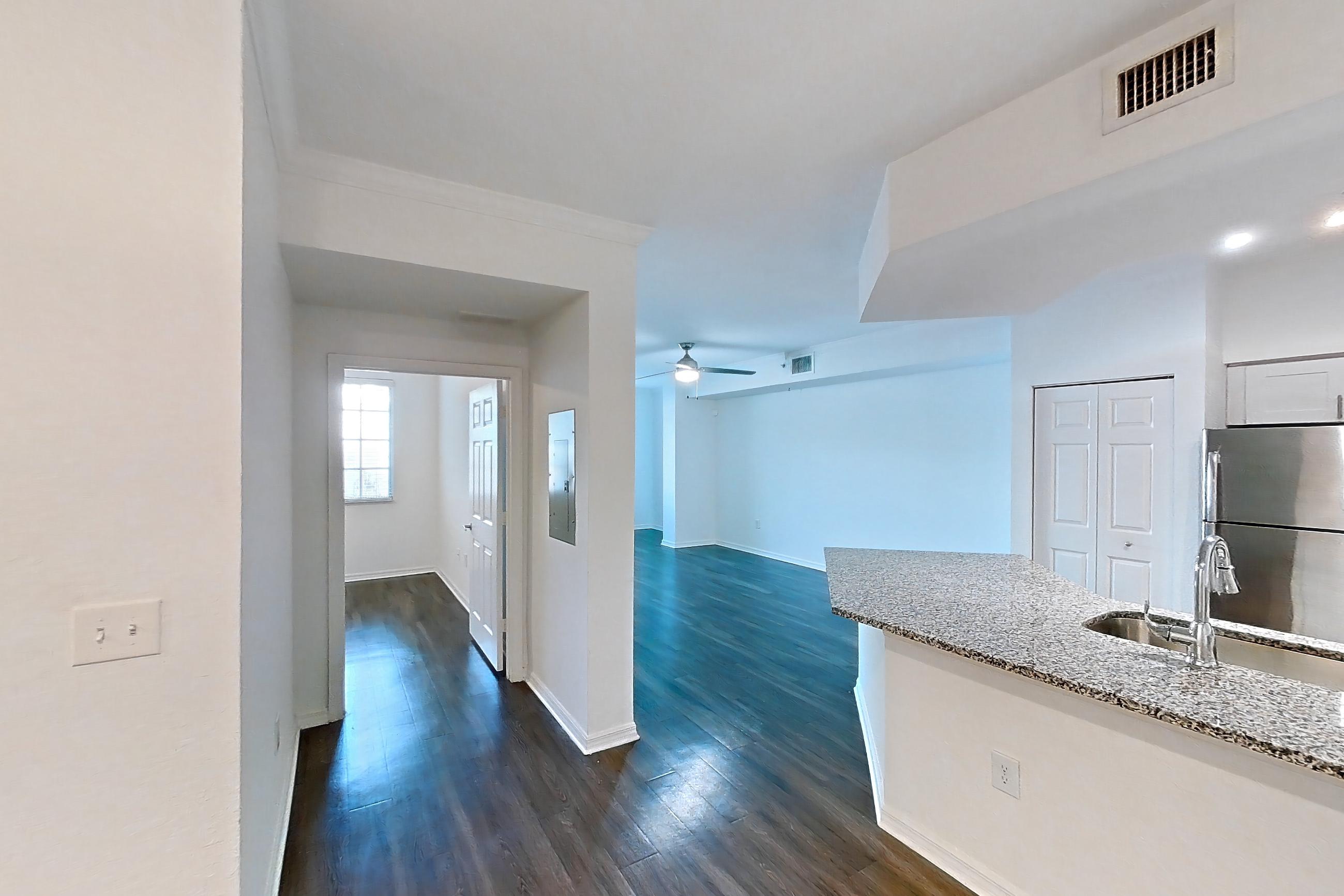 Living space, Apartment 01-105 at Solano at Miramar