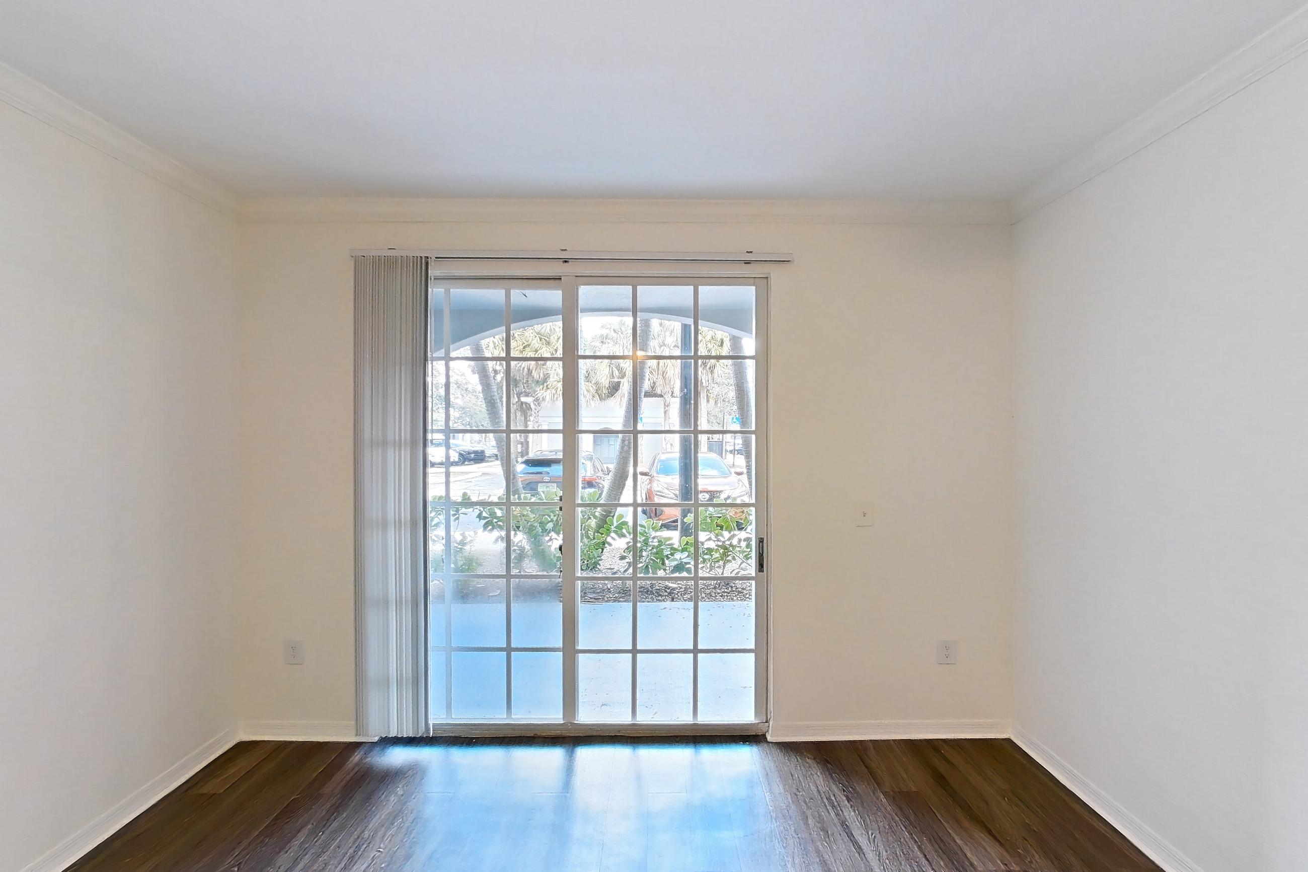 Living room, Apartment 12-102 at Solano at Miramar