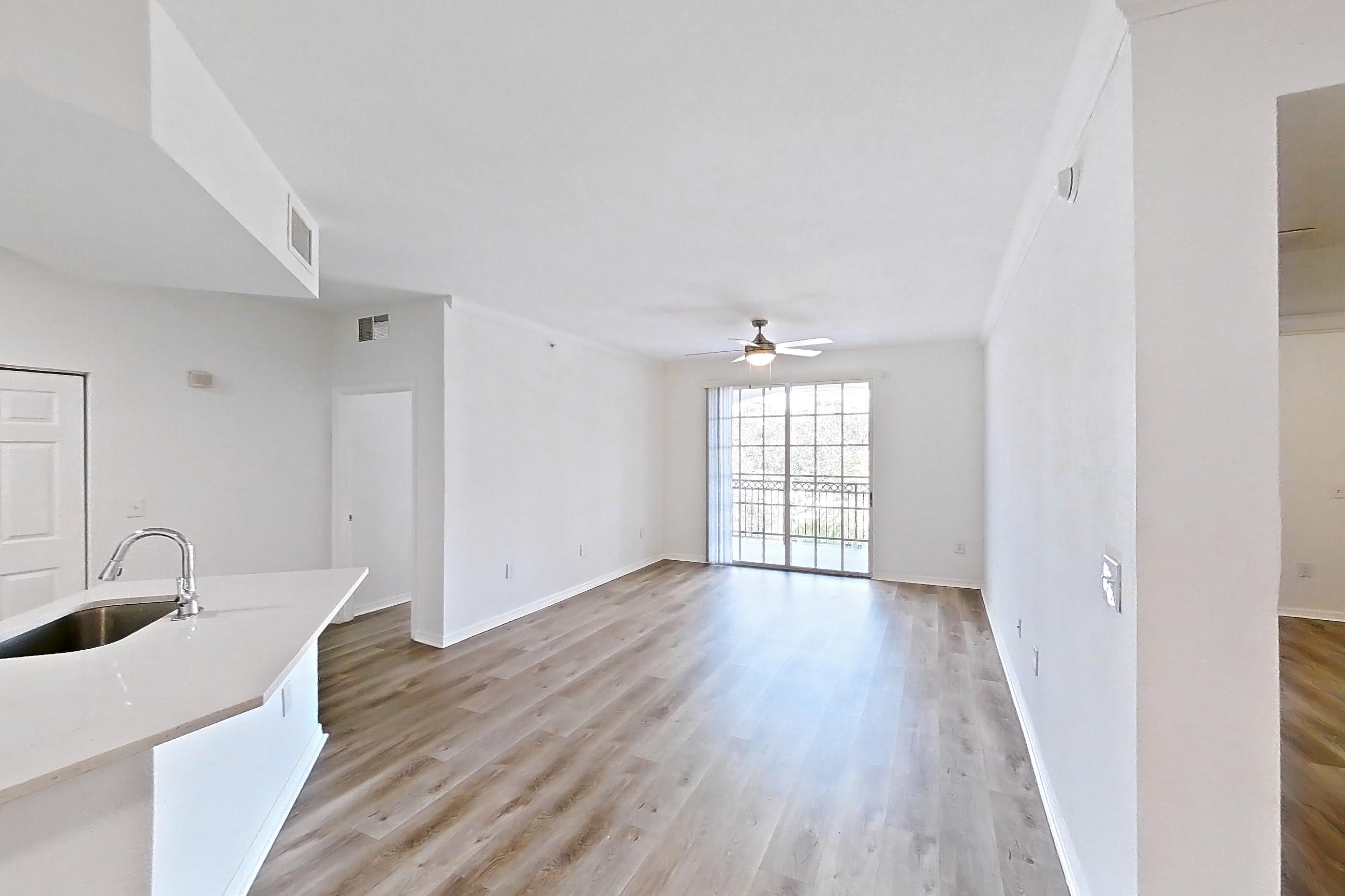Living space, Apartment 03-307 at Solano at Miramar