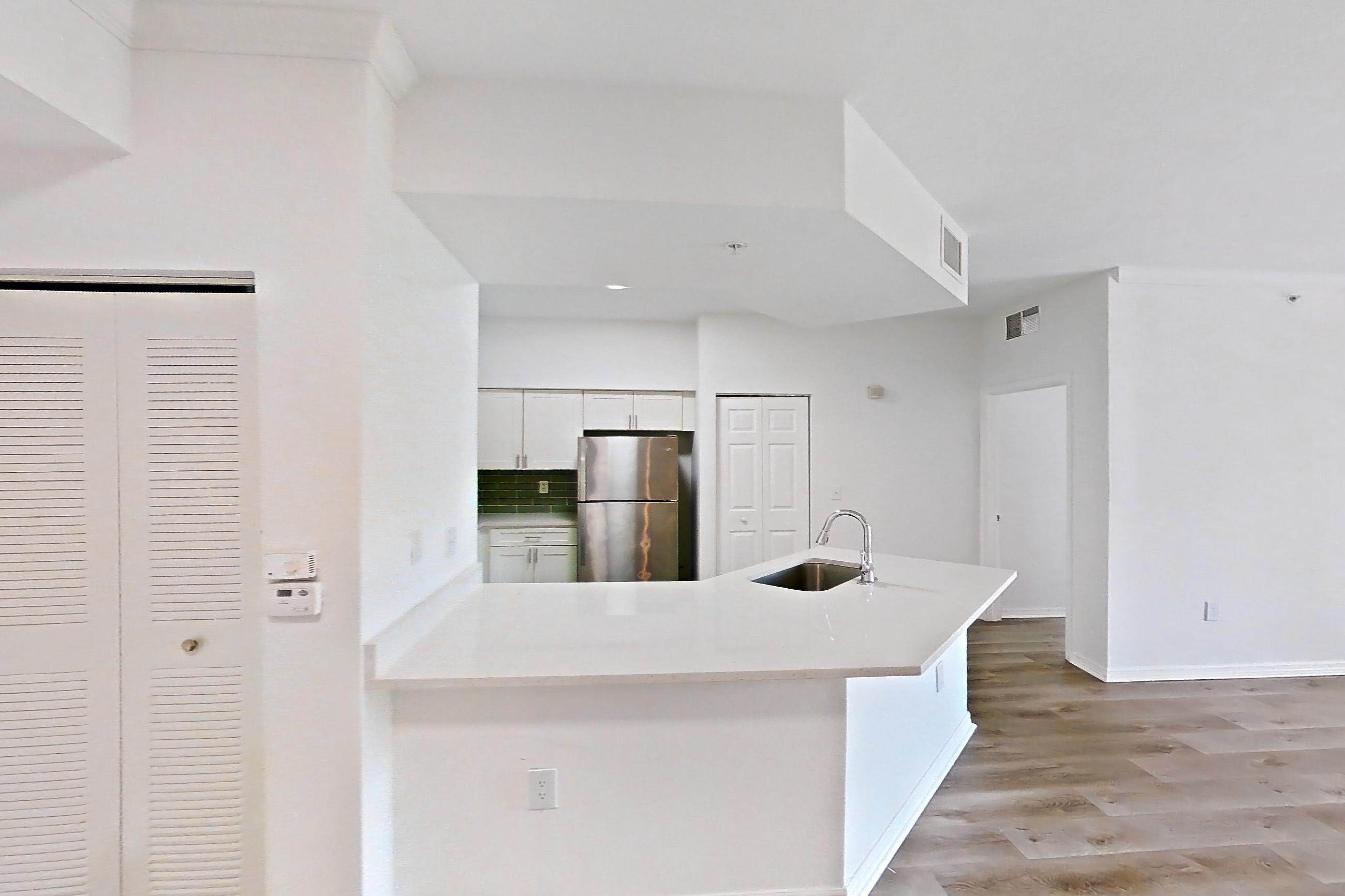 Living space in Apartment 03-307 at Solano at Miramar, 2B floor plan