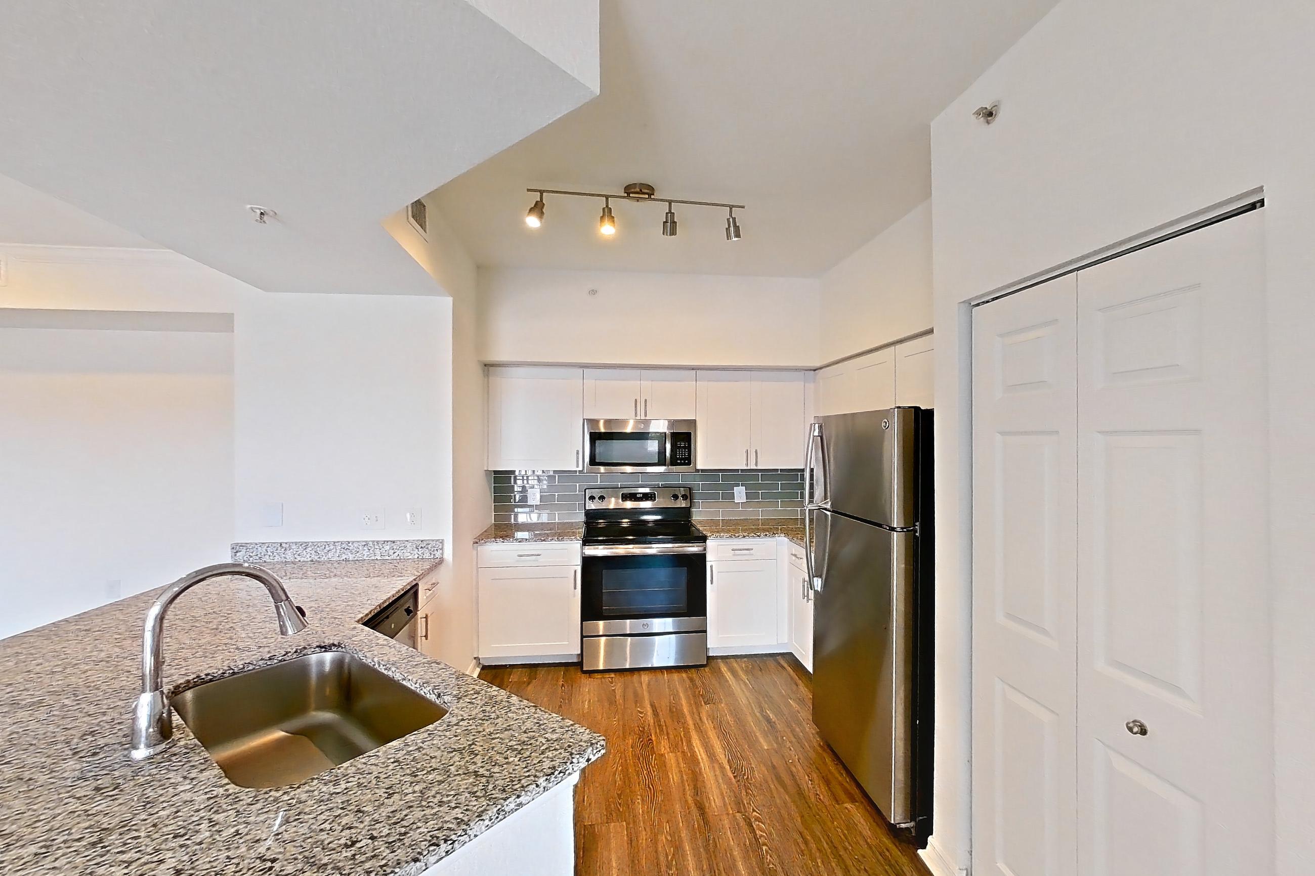 Kitchen entryway, Apartment 02-303 at Solano at Miramar