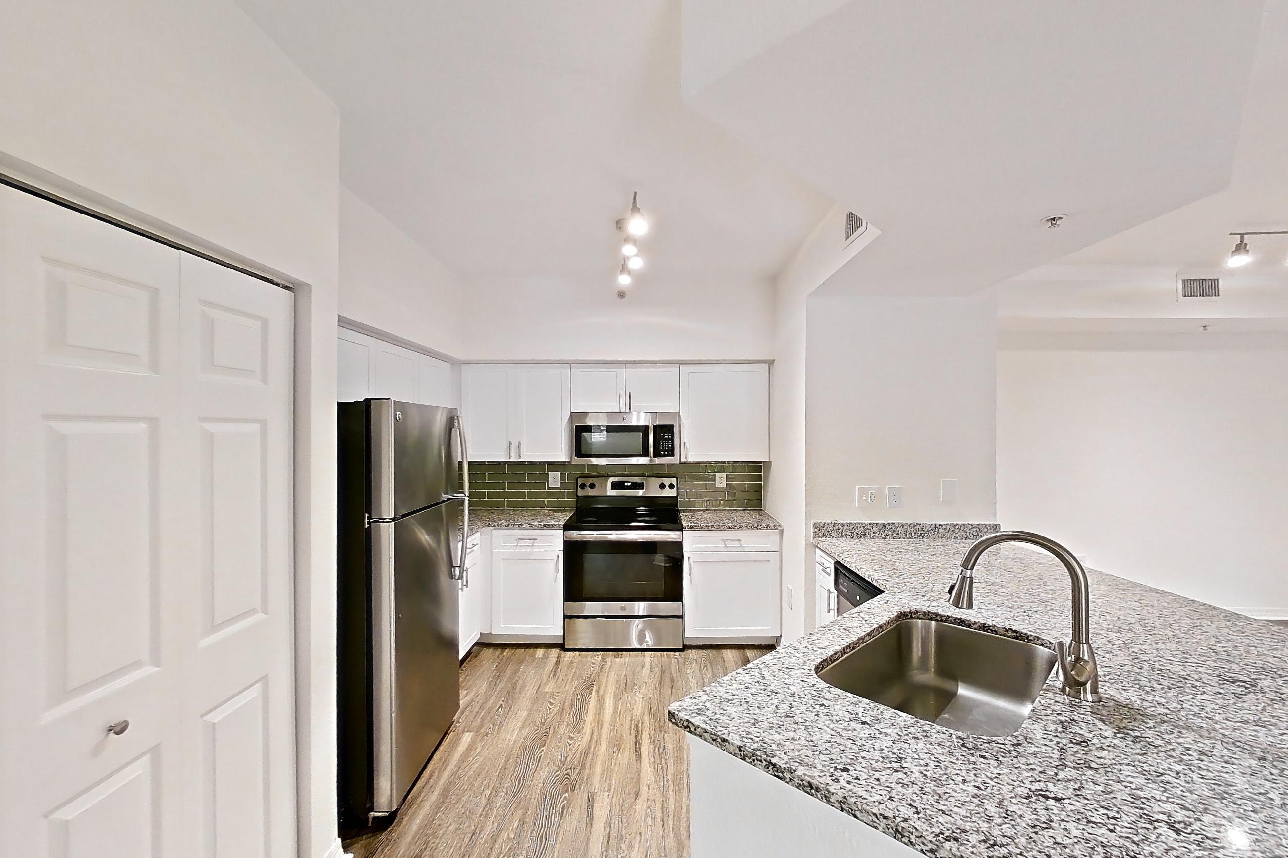 Kitchen entryway, Apartment 03-110 at Solano at Miramar