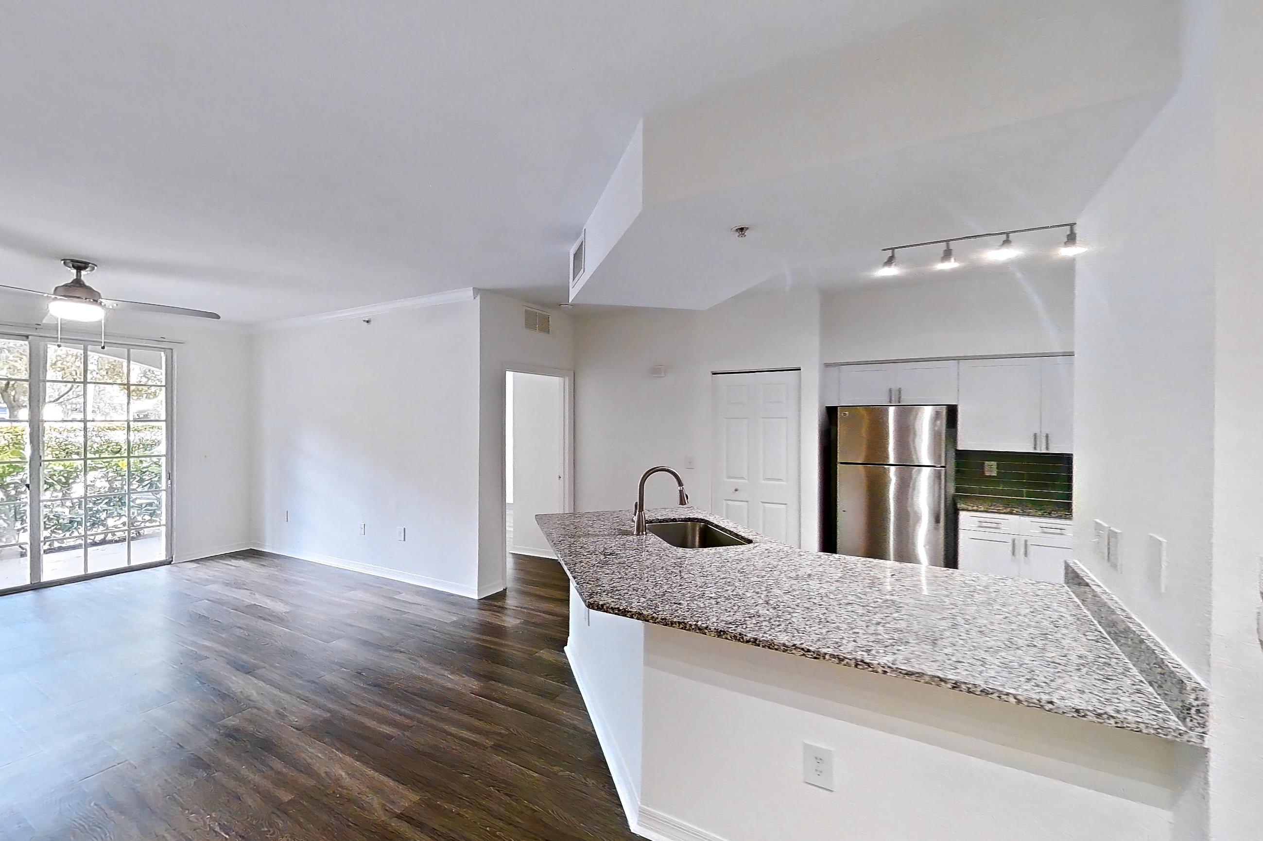 Living space in Apartment 03-110 at Solano at Miramar, 2C floor plan