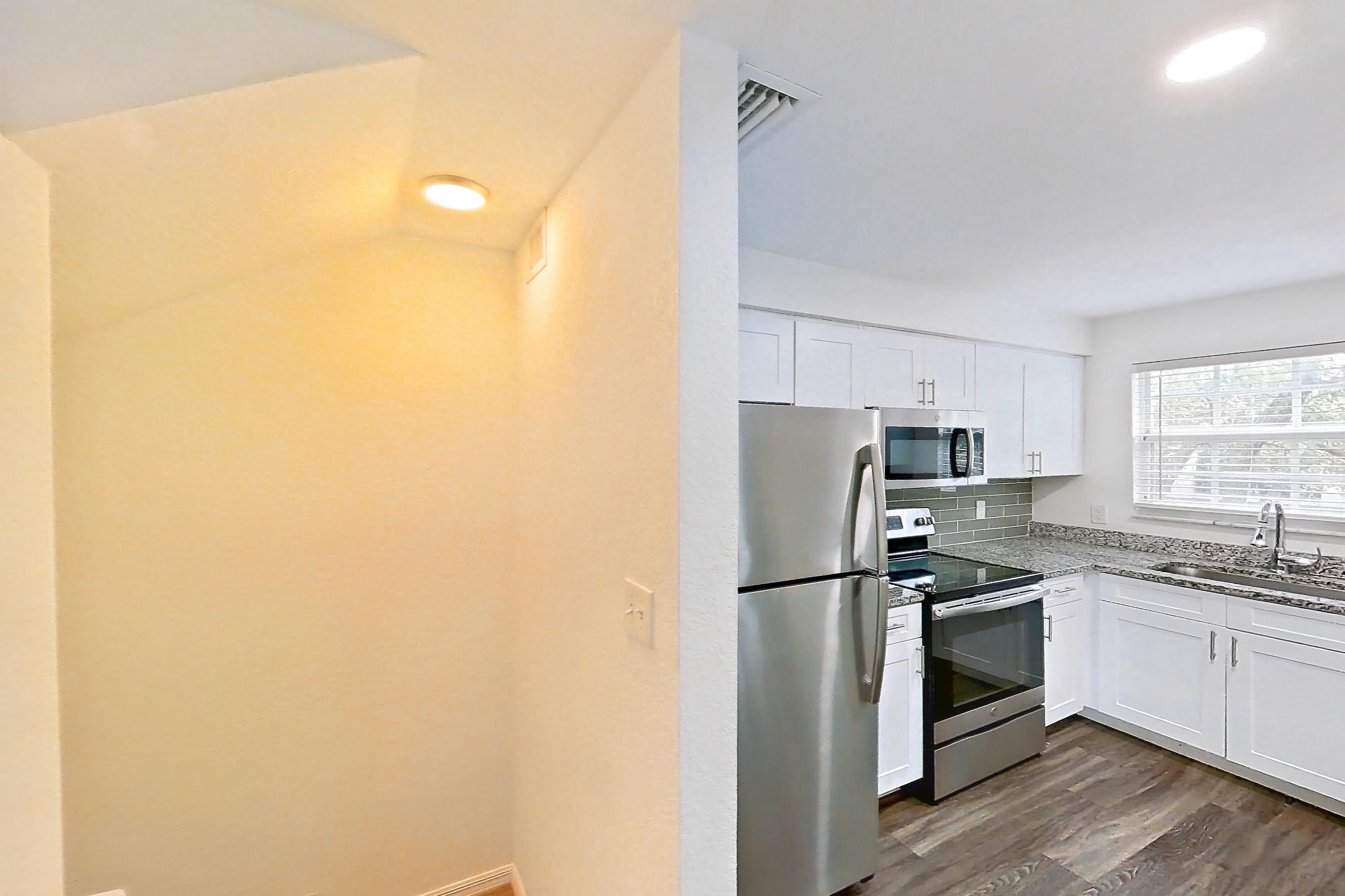 Kitchen entryway in Apartment 23-02574 at Solano at Miramar, 2F floor plan