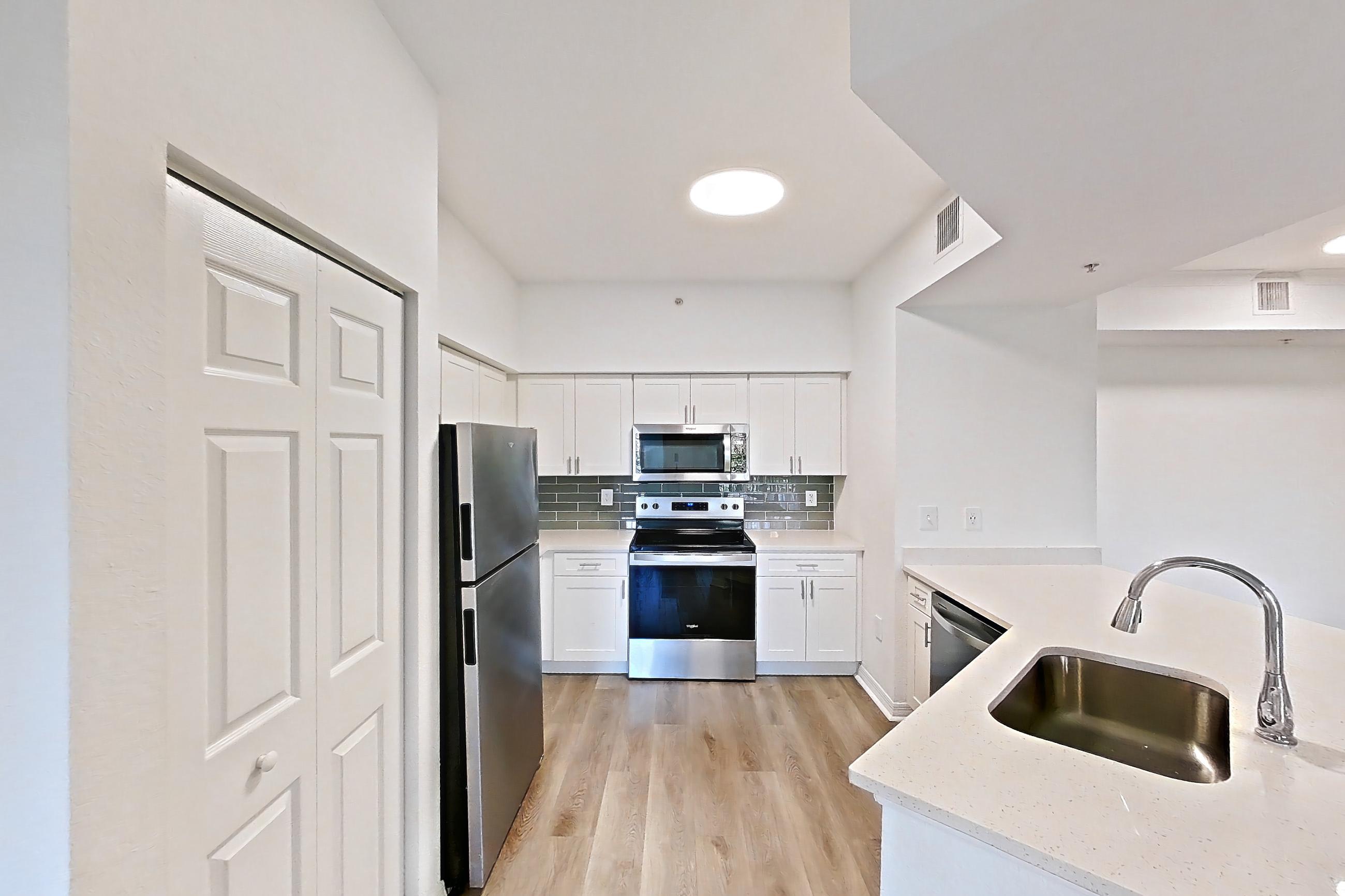 Kitchen entryway, Apartment 10-305 at Solano at Miramar