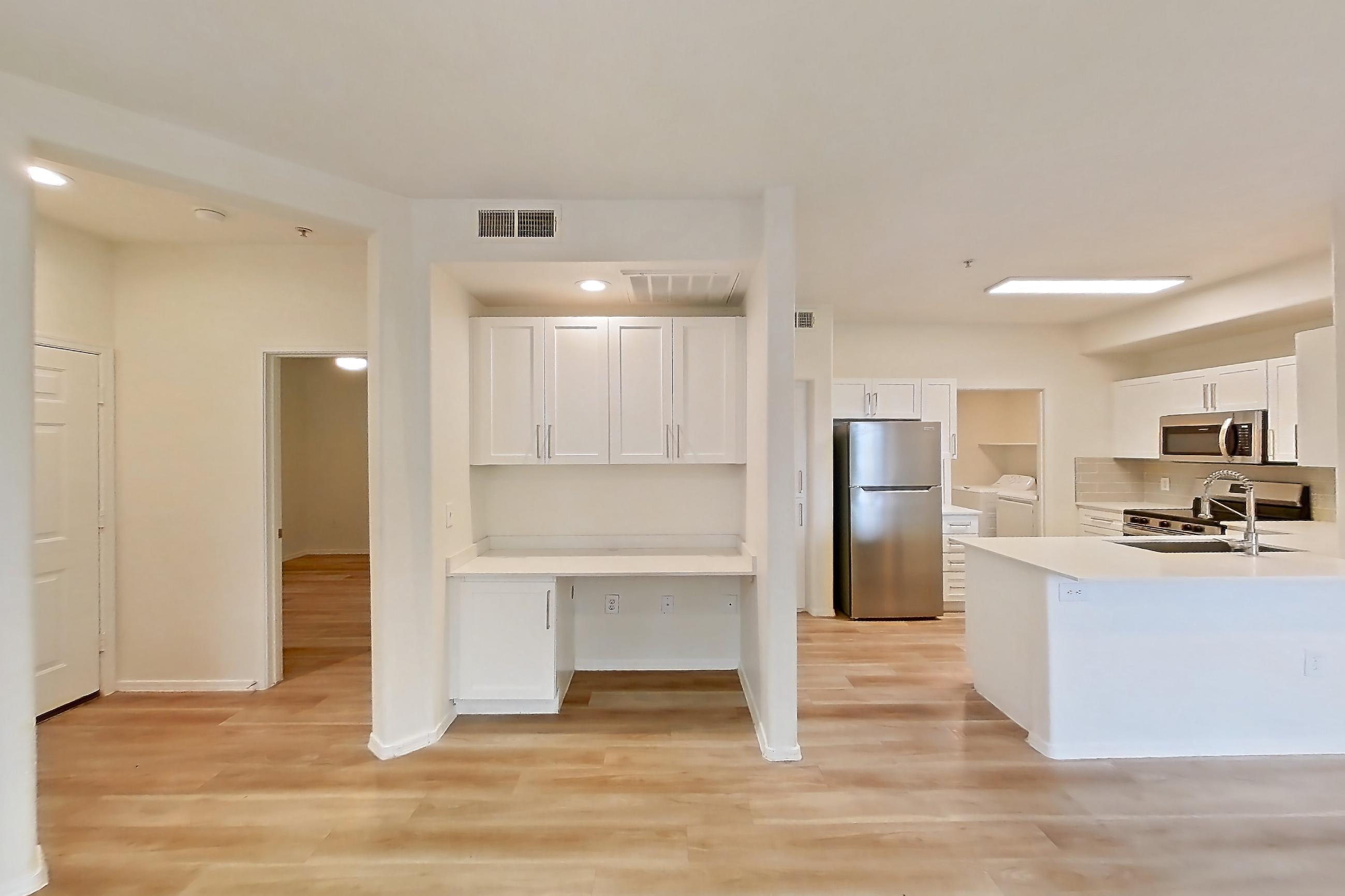 Living room in Apartment 2101 at Dobson 2222, B2 floor plan