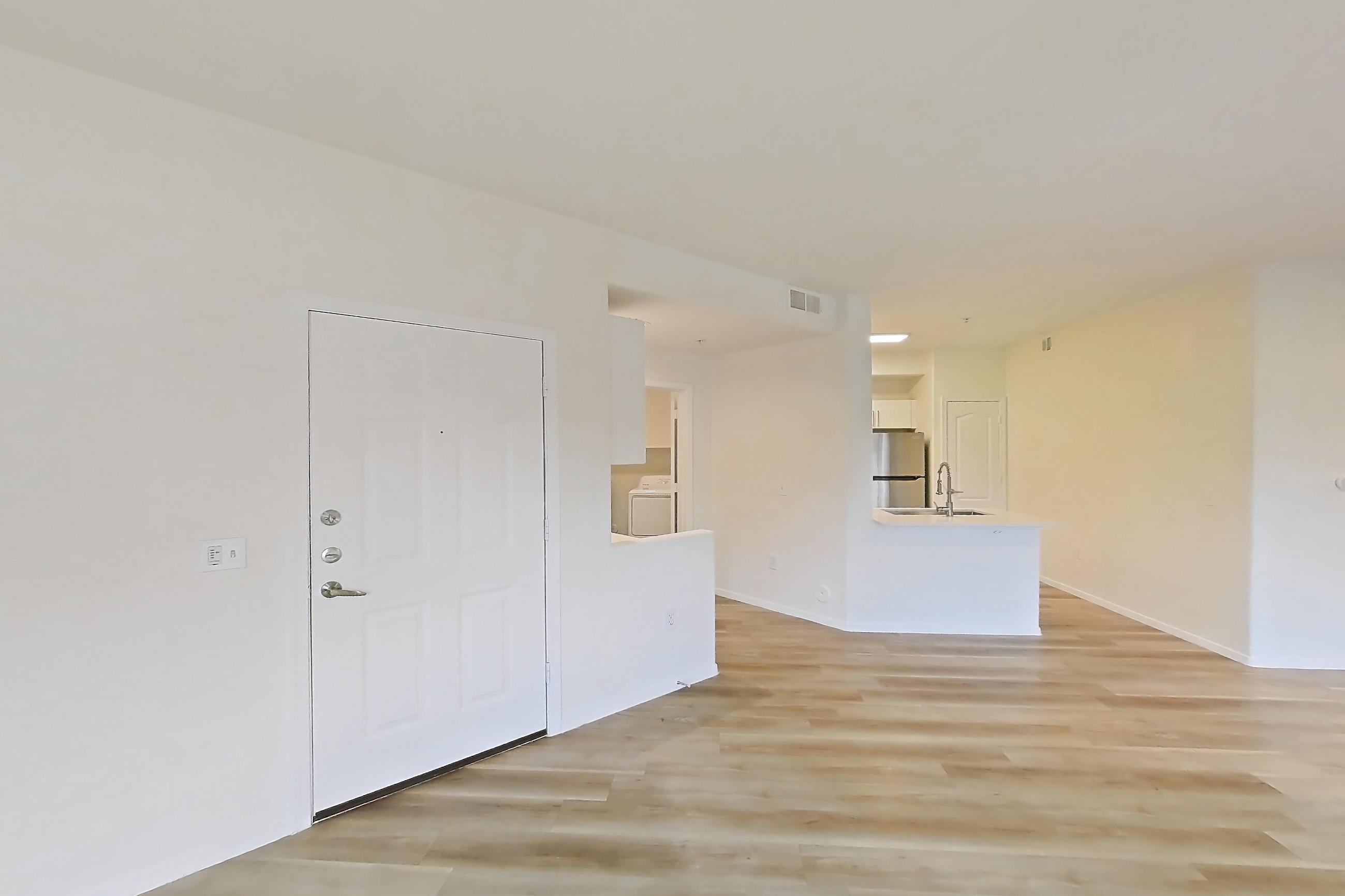 Living room, Apartment 1031 at Dobson 2222
