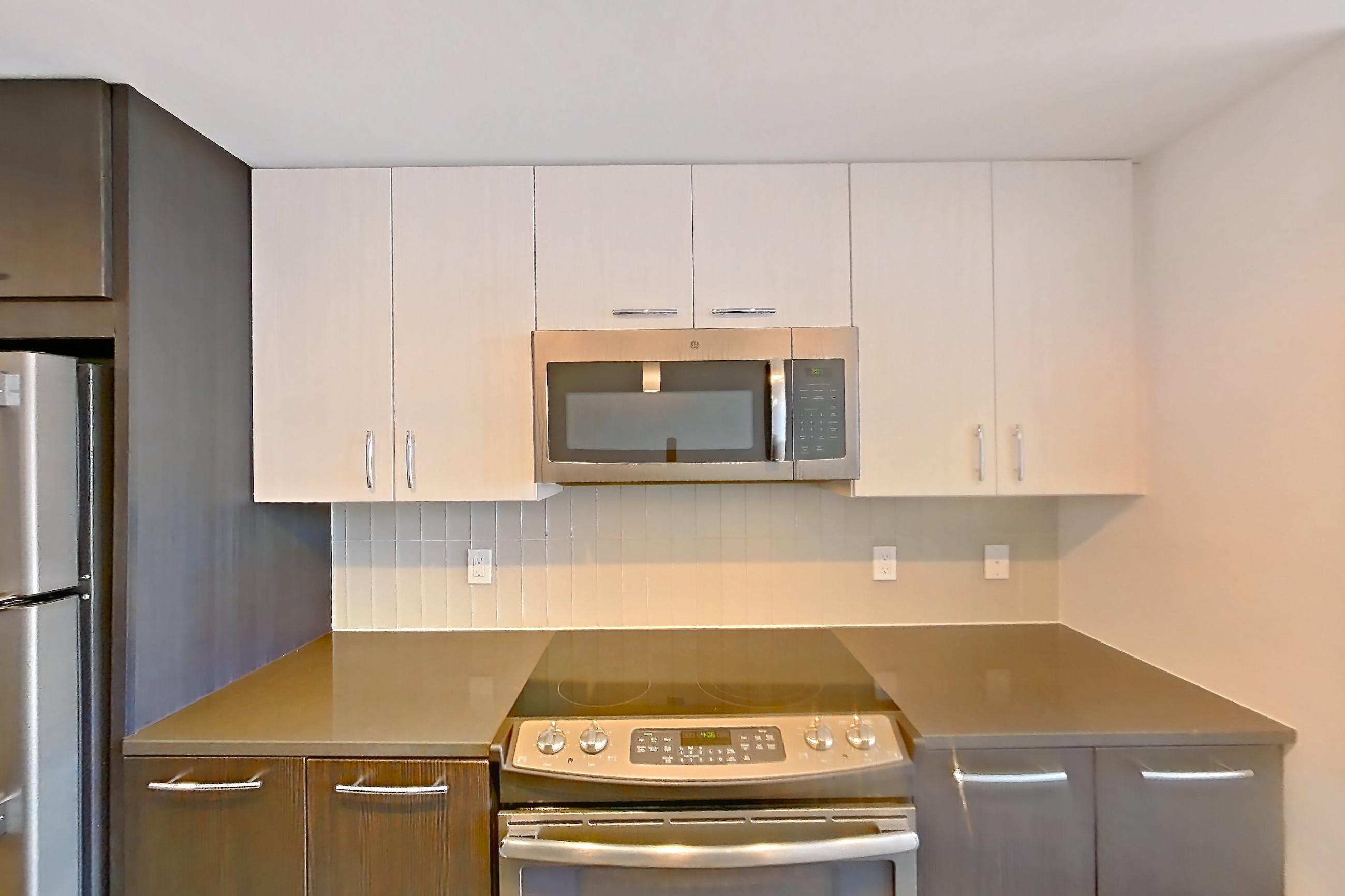 Kitchen in Apartment 1314 at Adaire, A2 floor plan