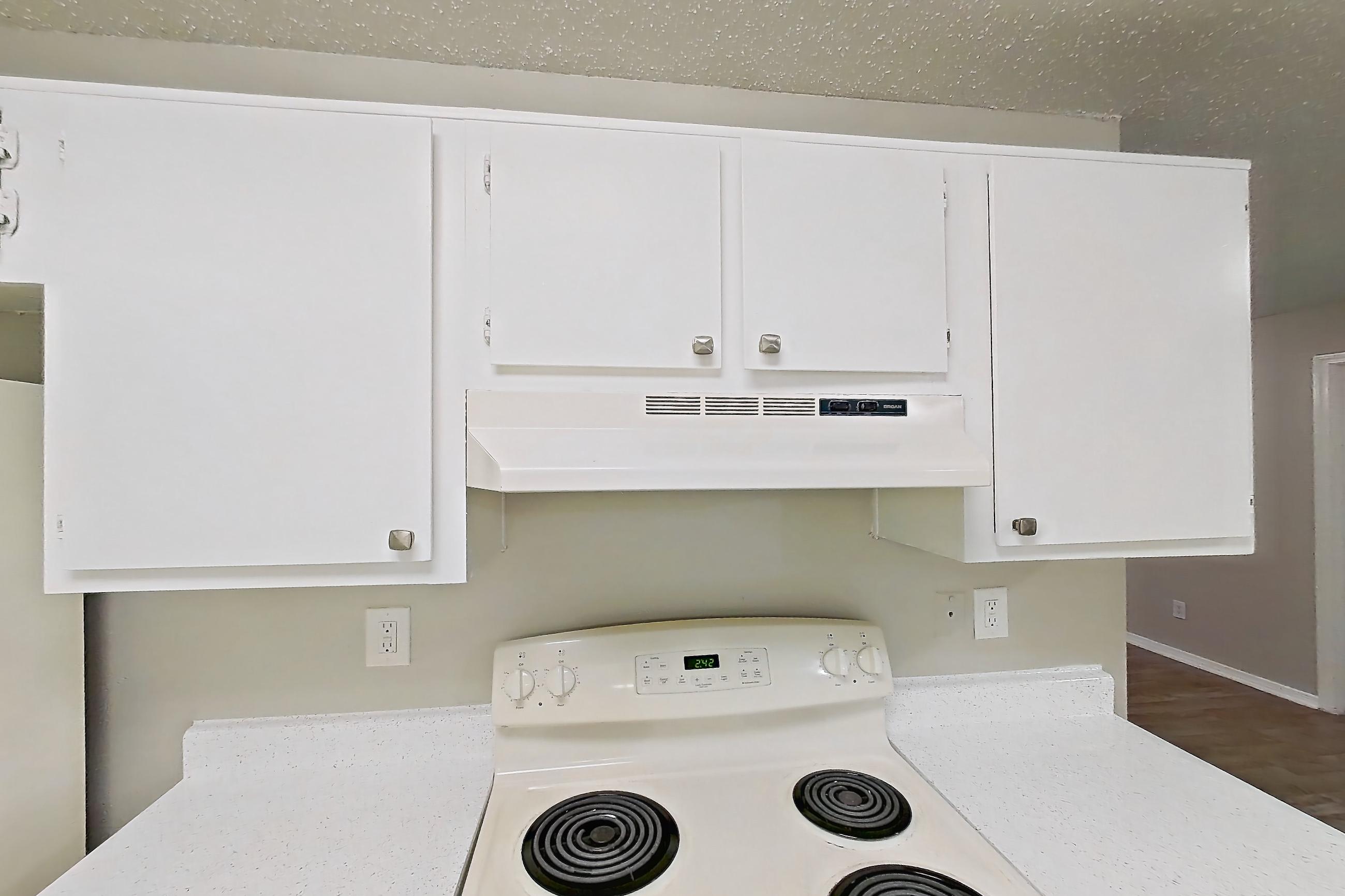 Kitchen in Apartment 122 at Arbor Creek, B3 floor plan