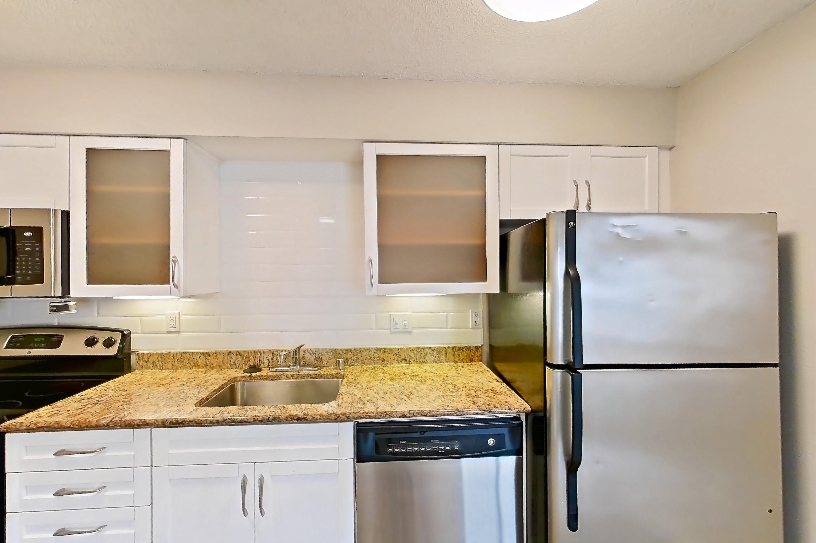 Kitchen in Apartment 824 at Pelican Lake, S4 Upgrade floor plan