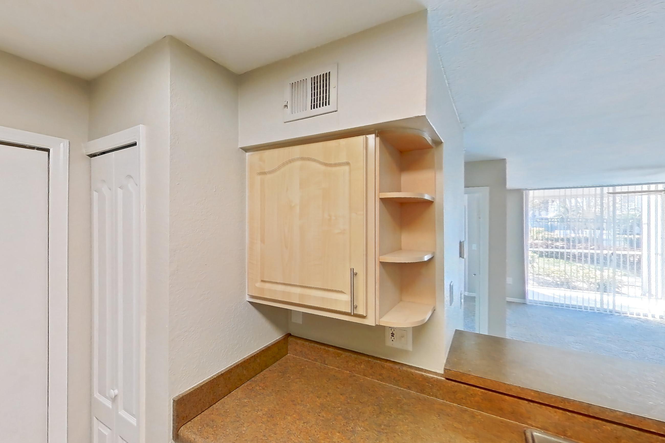 Kitchen in Apartment 04-106 at Boot Ranch, A2 Traditional floor plan