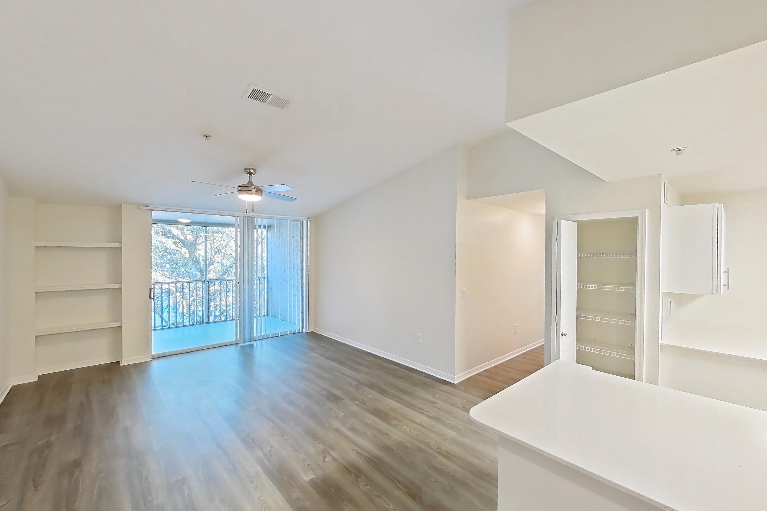 Living space in Apartment 16-305 at Boot Ranch, C1 Upgraded floor plan