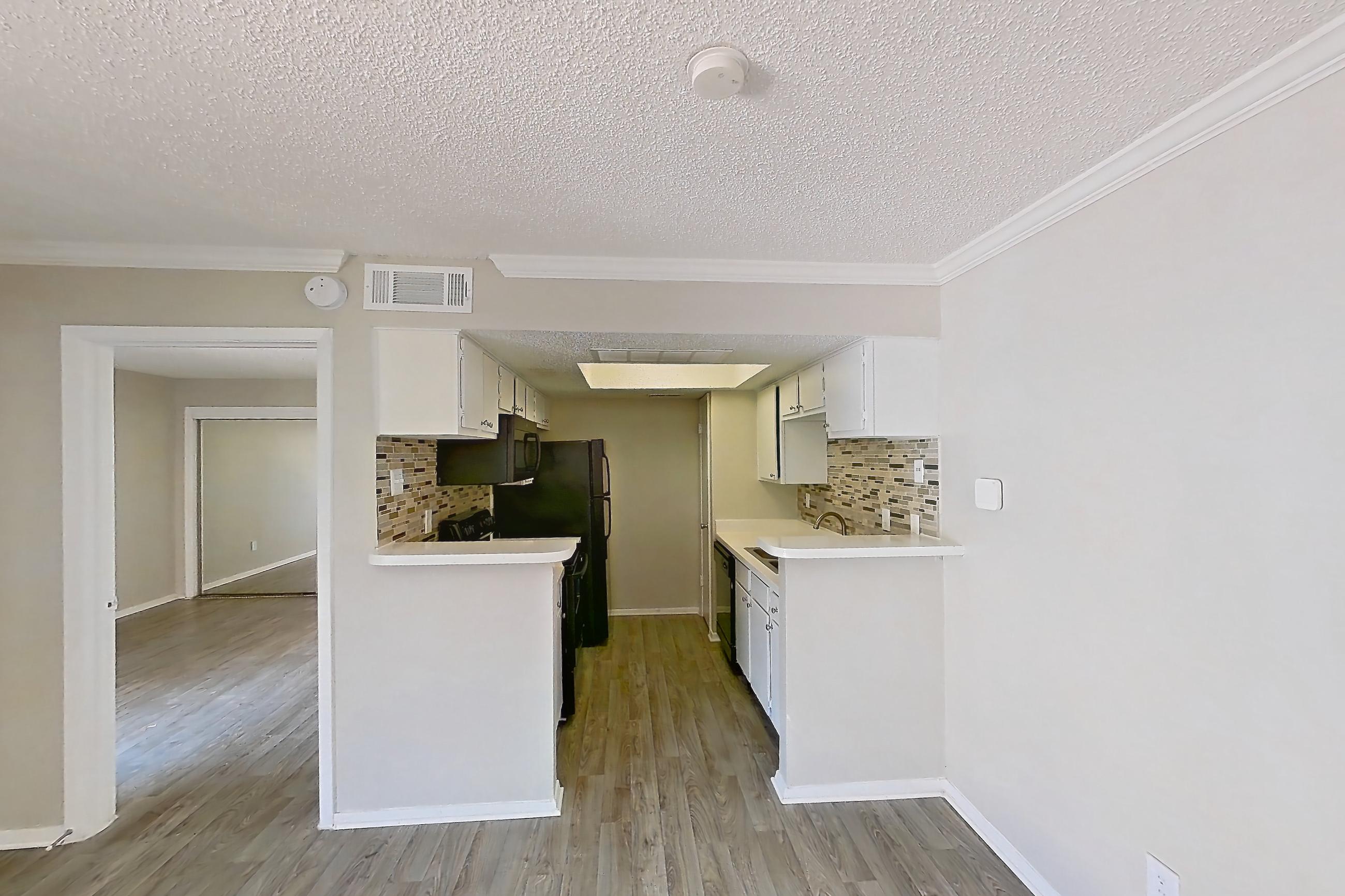 Living room in Apartment 2095 at Enclave at Prestonwood, A2 Traditional floor plan