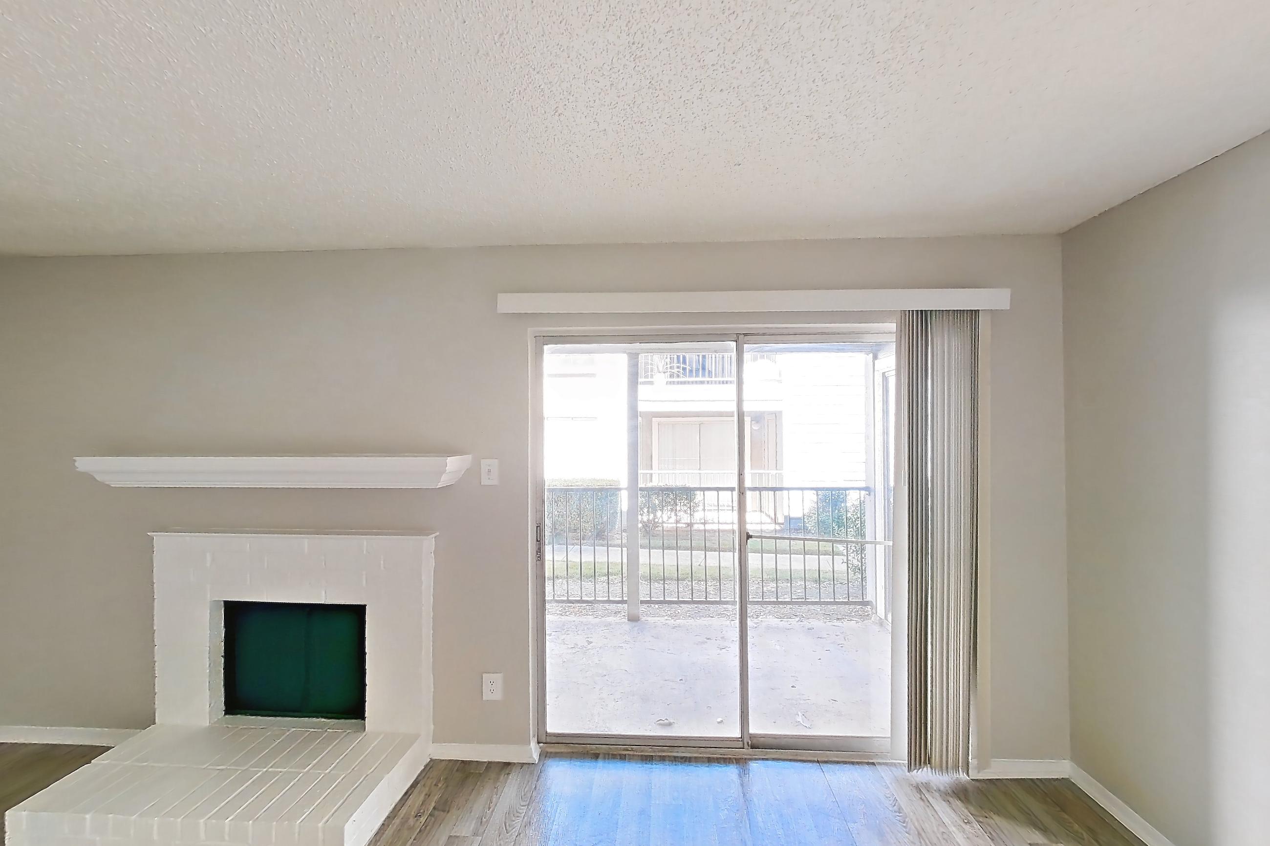 Living room in Apartment 174 at Enclave at Prestonwood, A4 Traditional floor plan