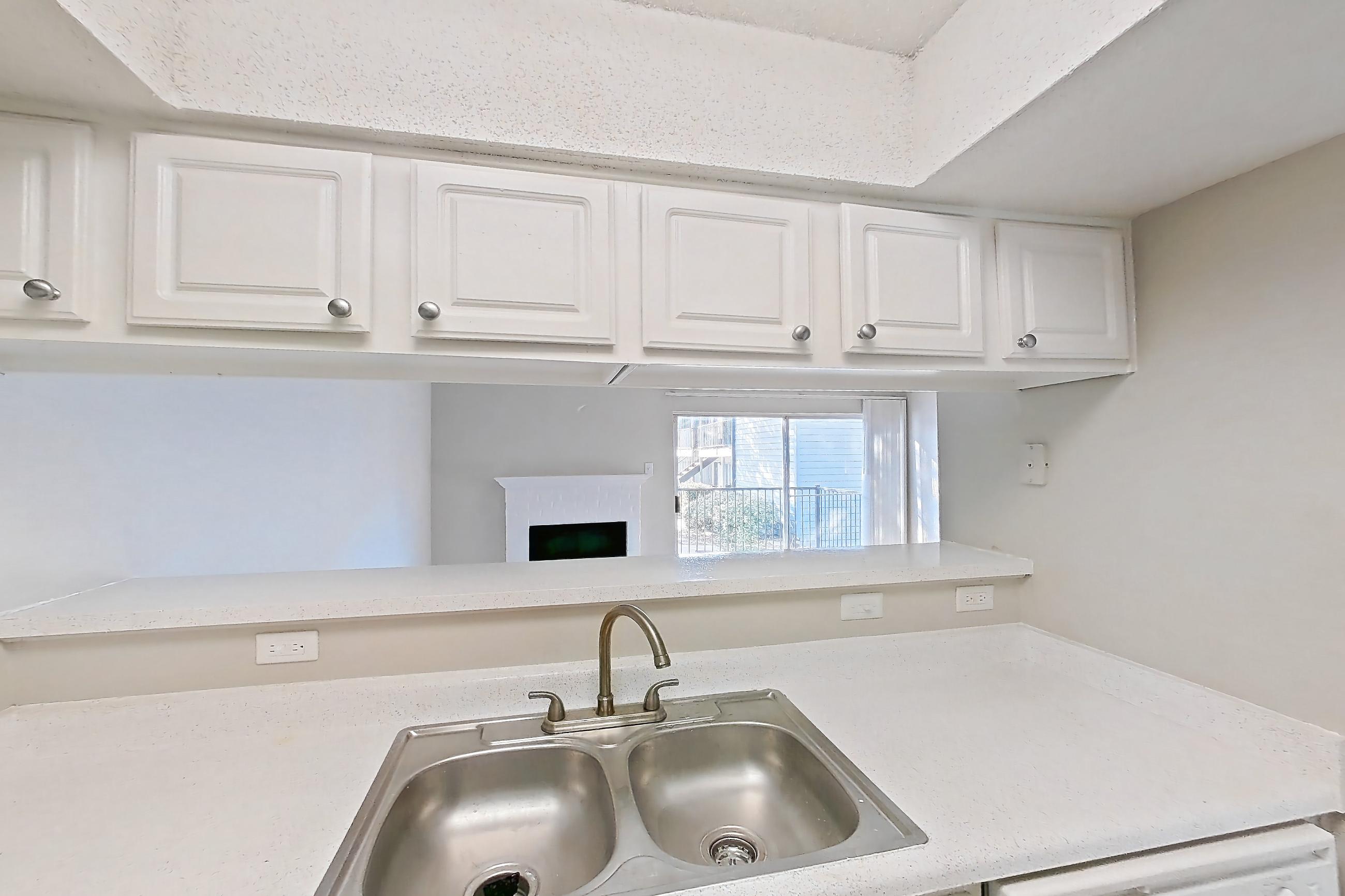 Kitchen in Apartment 1099 at Enclave at Prestonwood, A5 Traditional floor plan