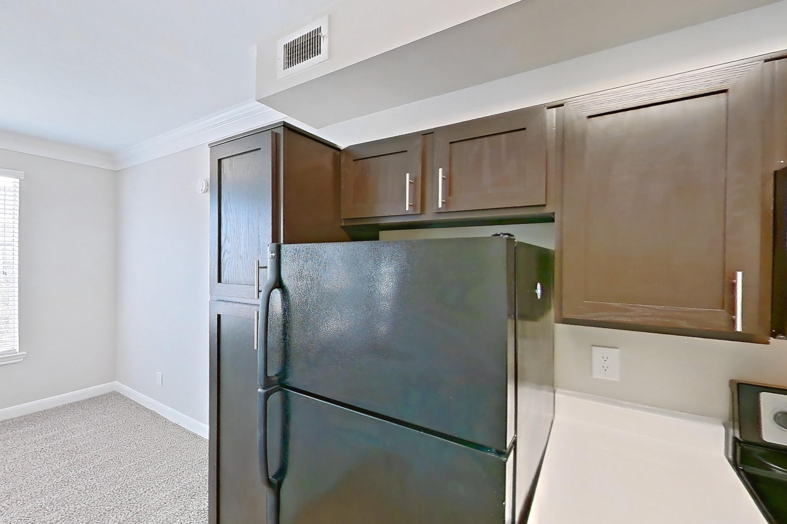 Kitchen in a A3 floor plan apartment, representative of Apartment 409 at Champions Centre