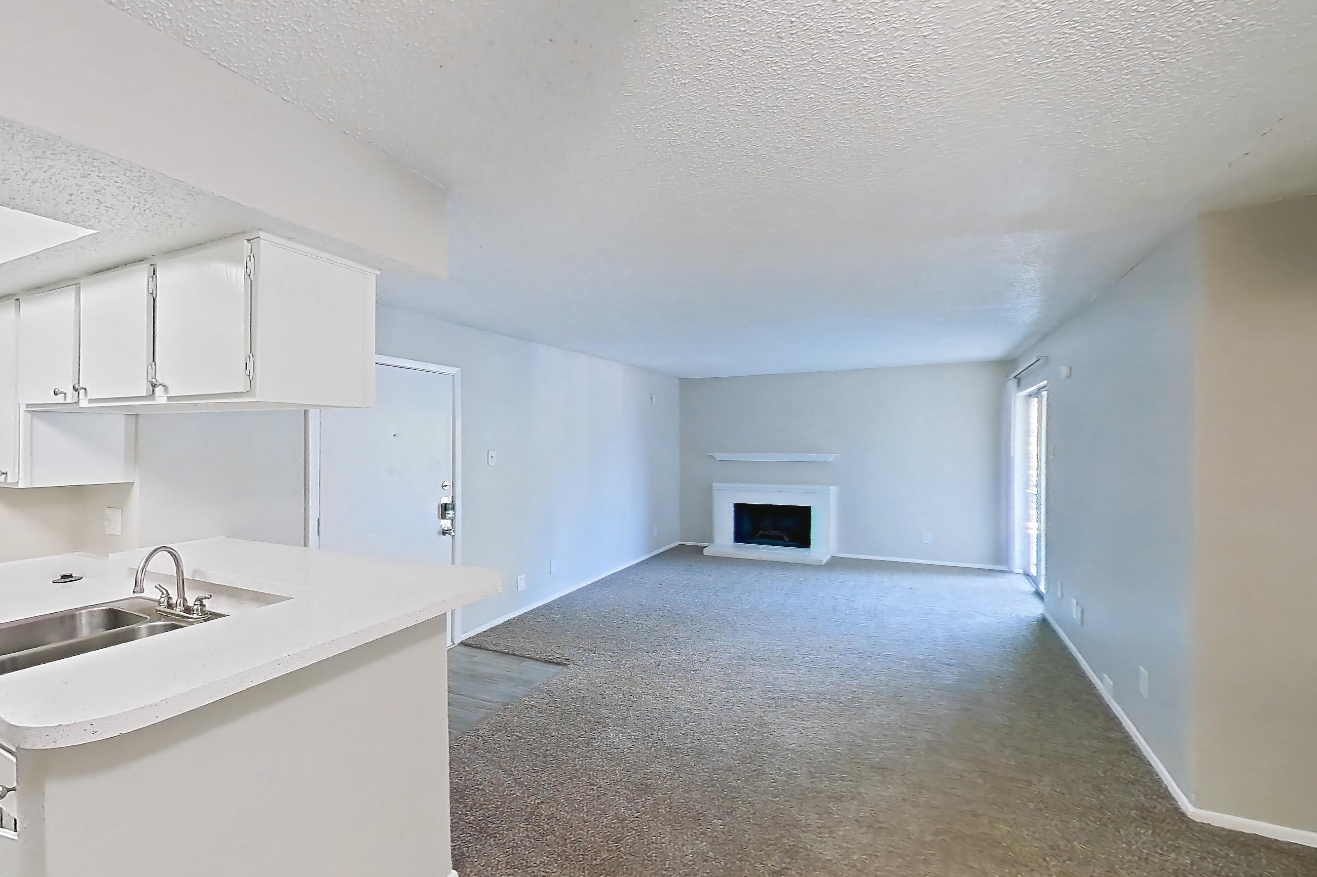 Dining room in Apartment 2159 at Enclave at Prestonwood, B2 Traditional floor plan