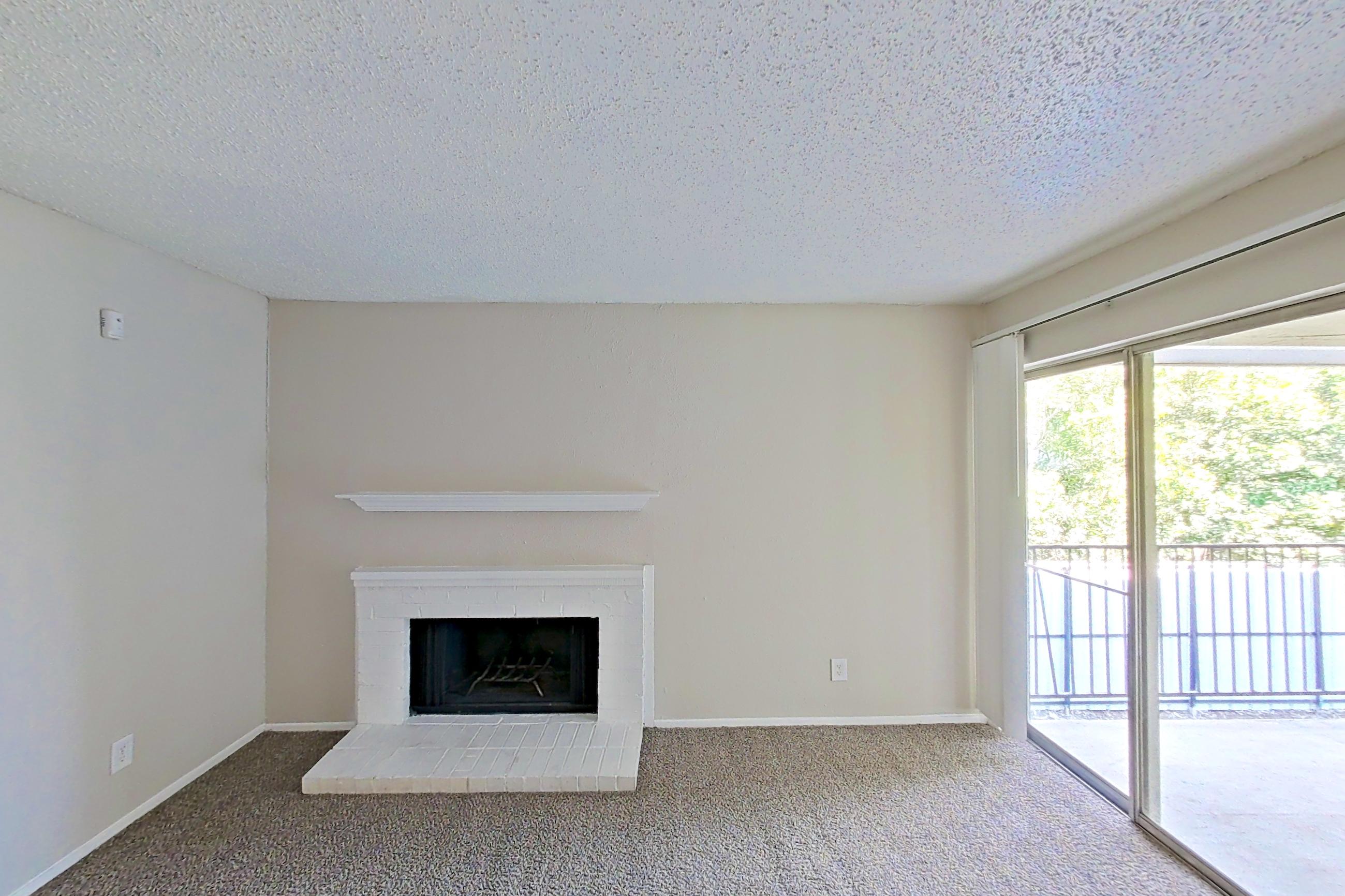 Living room in Apartment 2159 at Enclave at Prestonwood, B2 Traditional floor plan