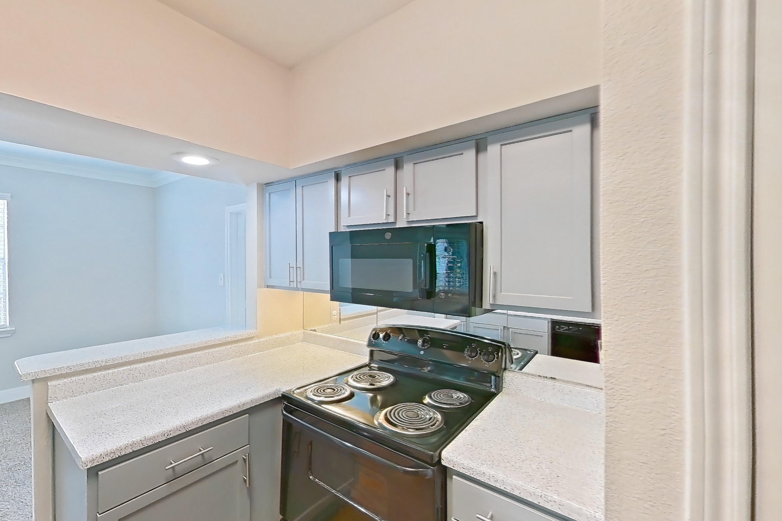Kitchen in Apartment 0613 at Champions Park, 1 Bedroom - 1 Bath floor plan
