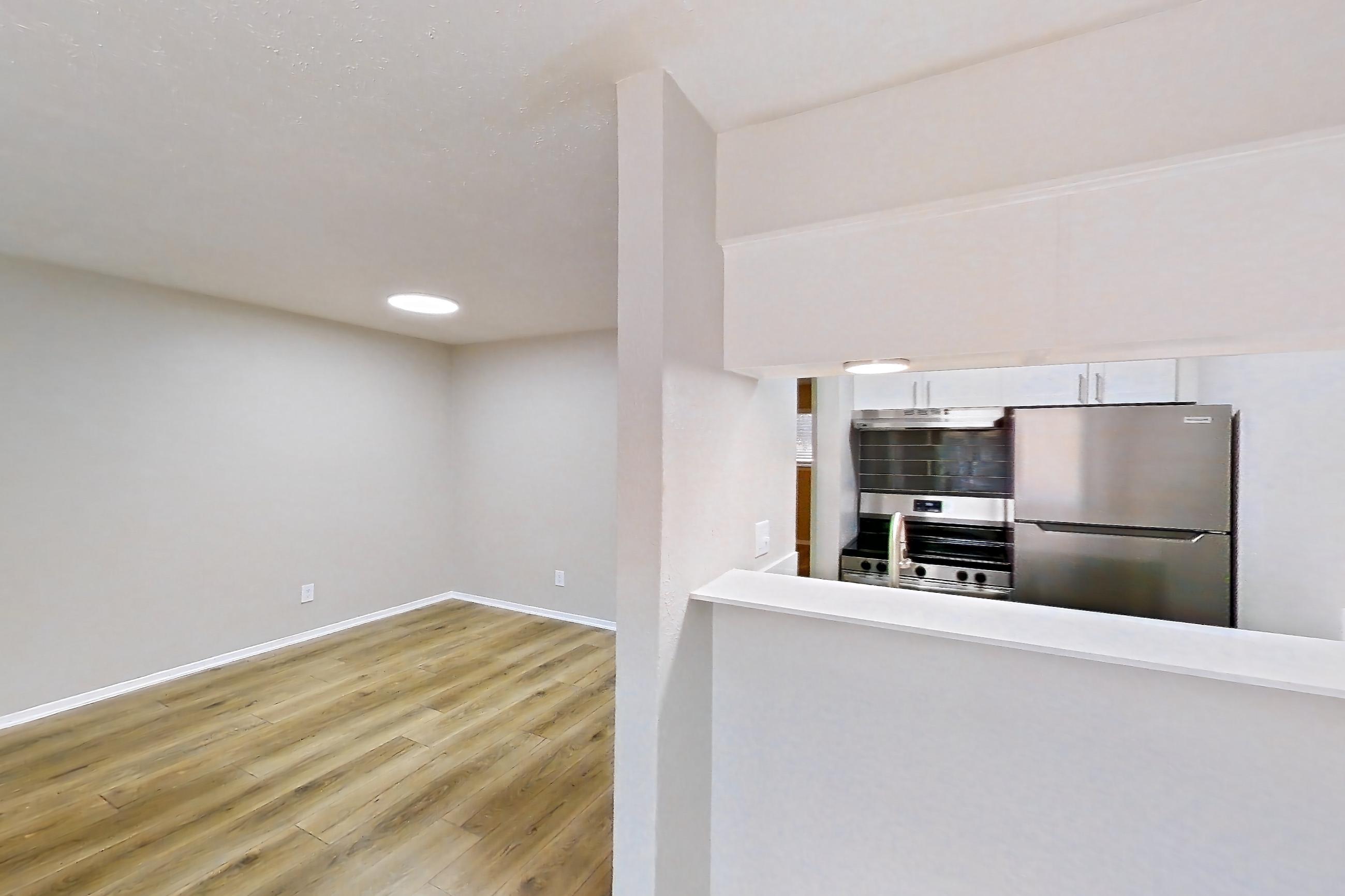 Dining room in Apartment 83 at Loreto Apartment Homes, A1 Upgrade floor plan