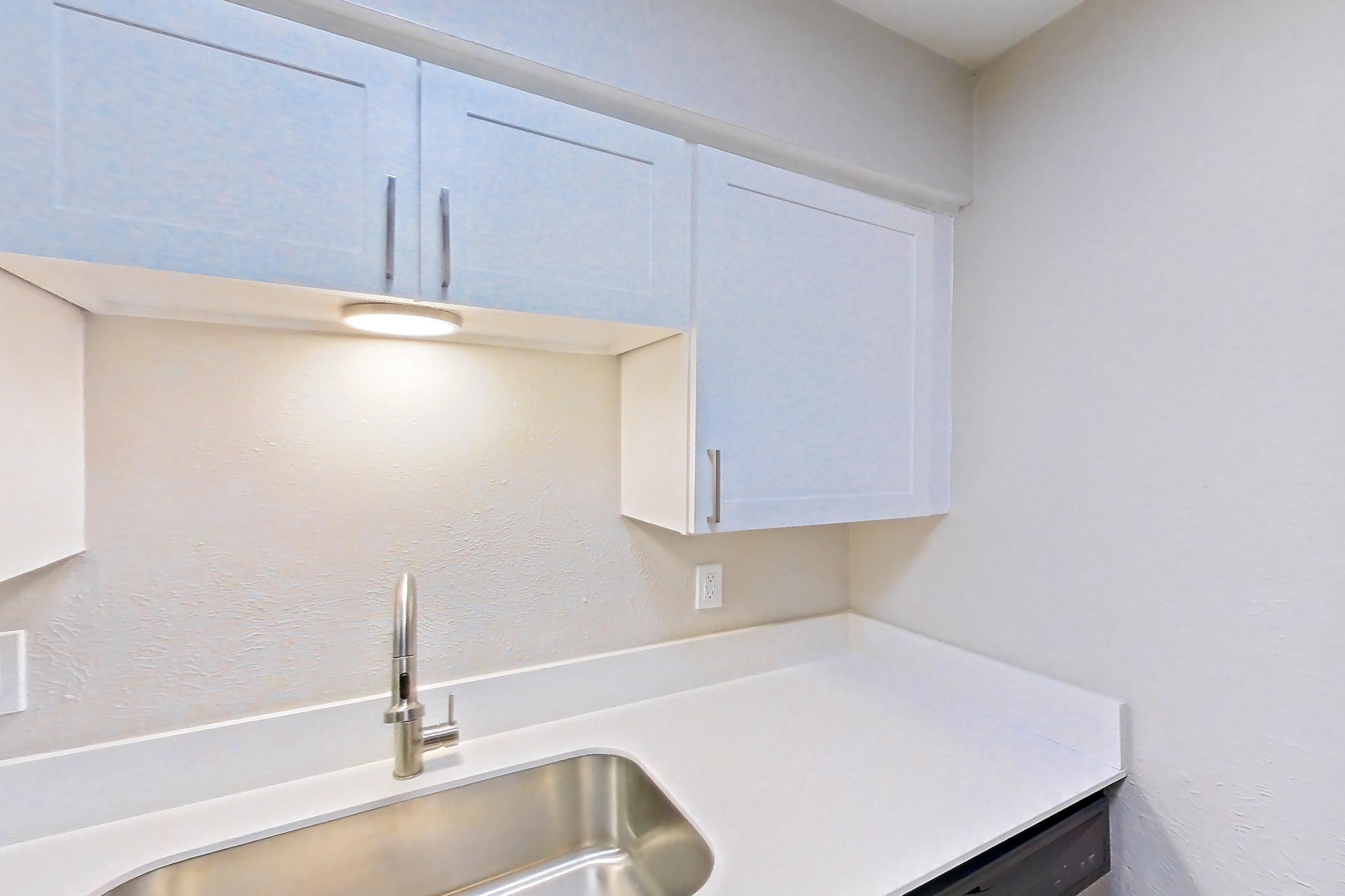 Kitchen in Apartment 149 at Loreto Apartment Homes, B1 Upgrade floor plan