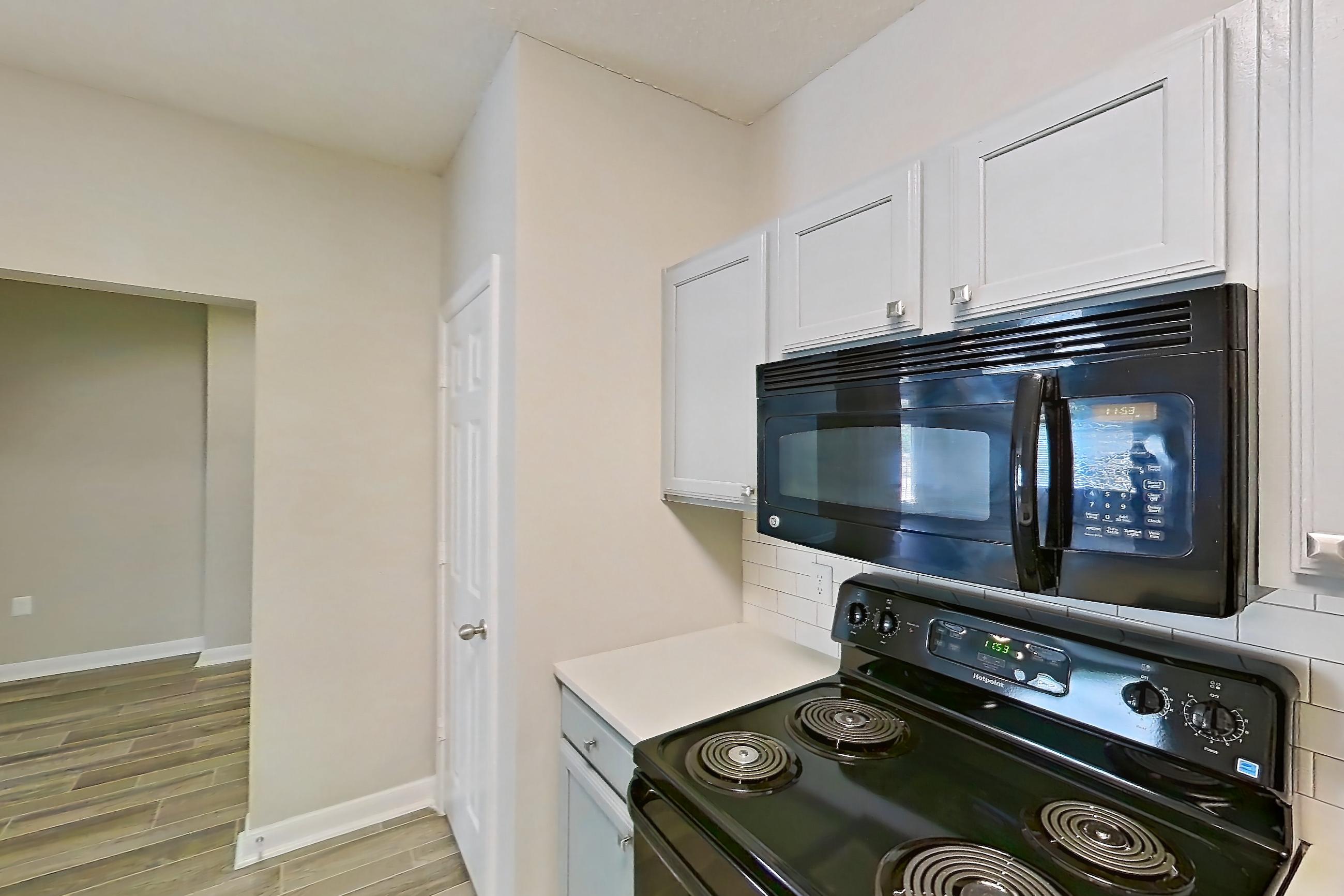 Kitchen in a Belmont (1,282 sq ft) floor plan apartment, representative of Apartment 404 at Grand Palms
