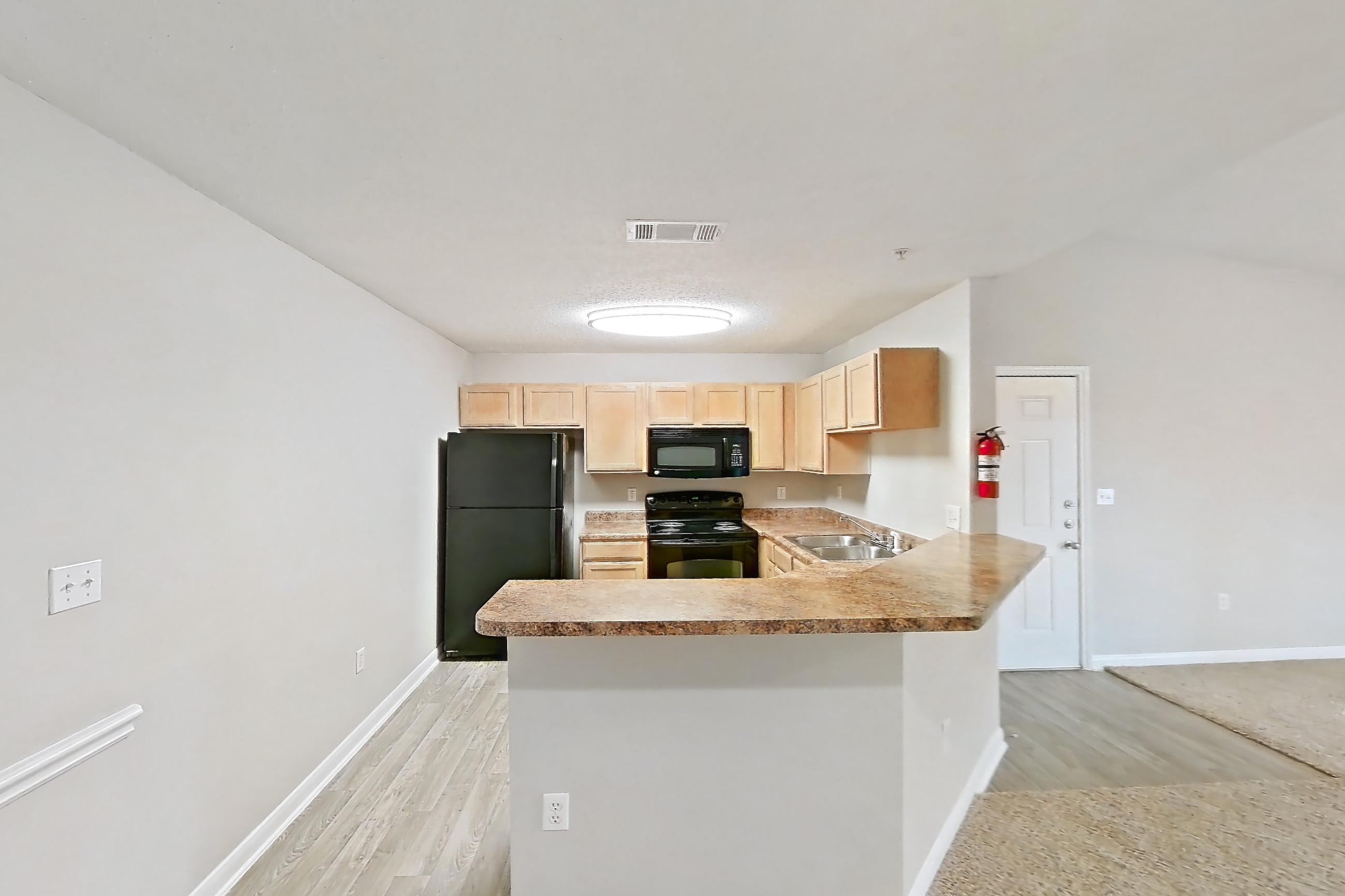 Dining room in a Chelsea floor plan apartment, representative of Apartment 721 at Grand Palms
