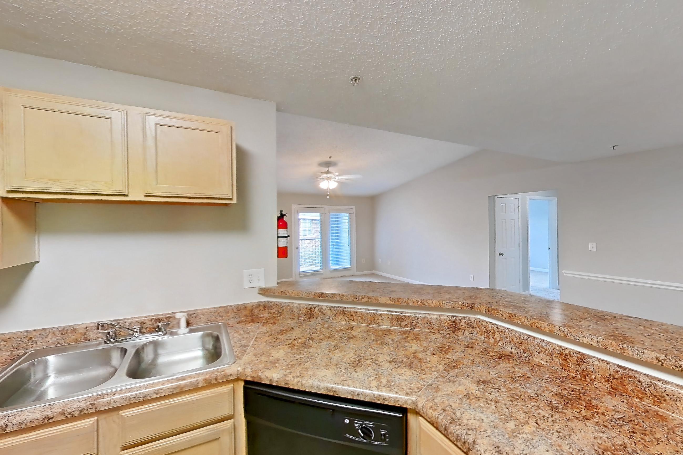 Kitchen in a Chelsea floor plan apartment, representative of Apartment 721 at Grand Palms