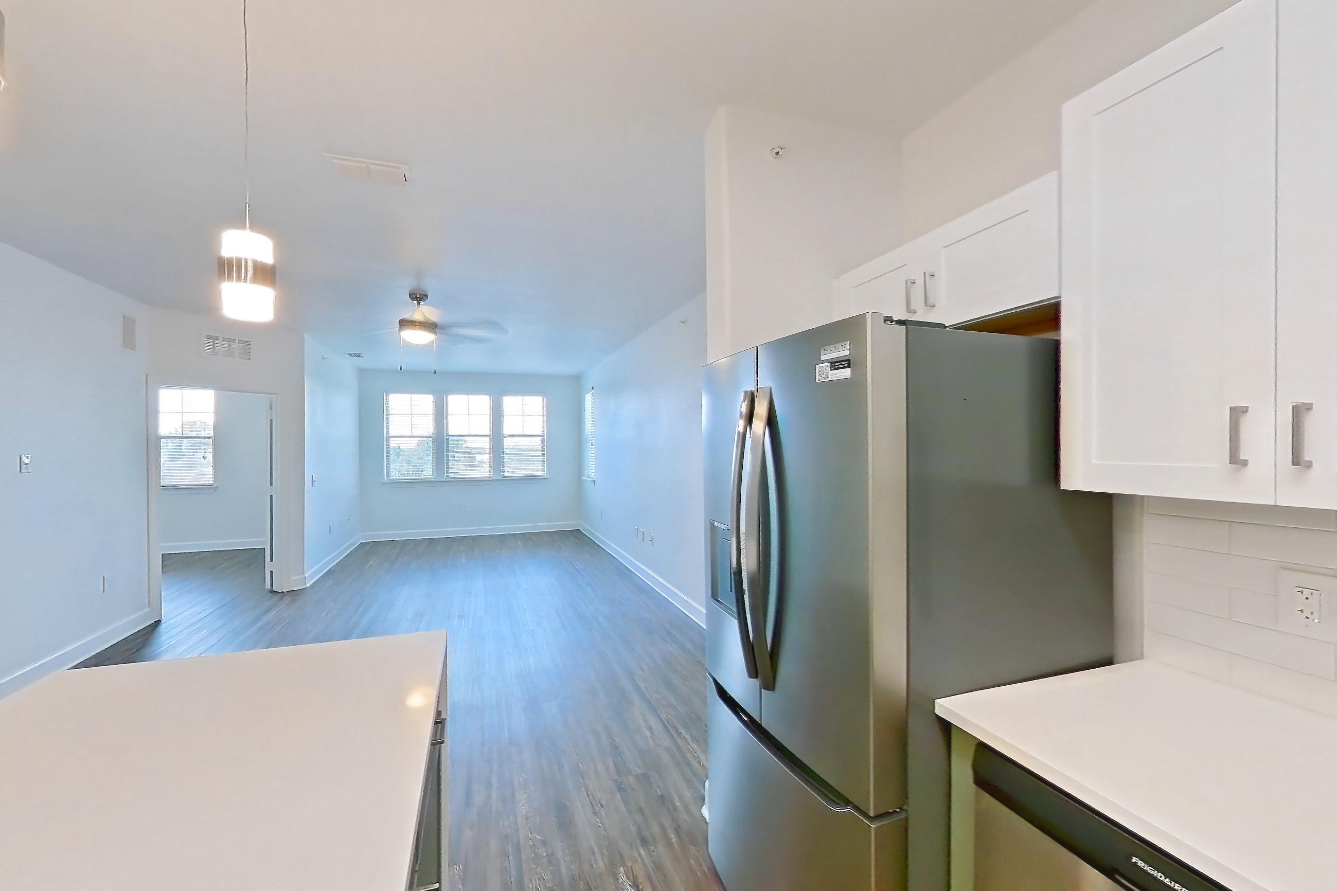 Kitchen in a Haven Upgrade floor plan apartment, representative of Apartment 109 at Talcott at Windermere
