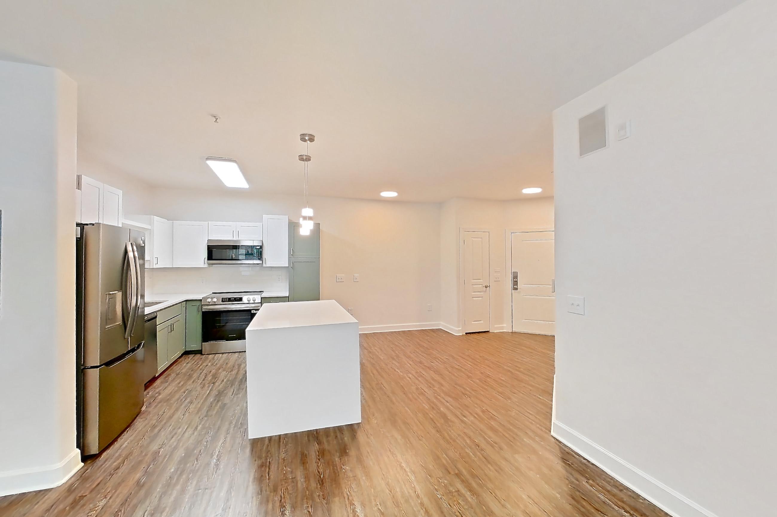 Living room in Apartment 206 at Talcott at Windermere, Sanctuary with Balcony Upgrade floor plan