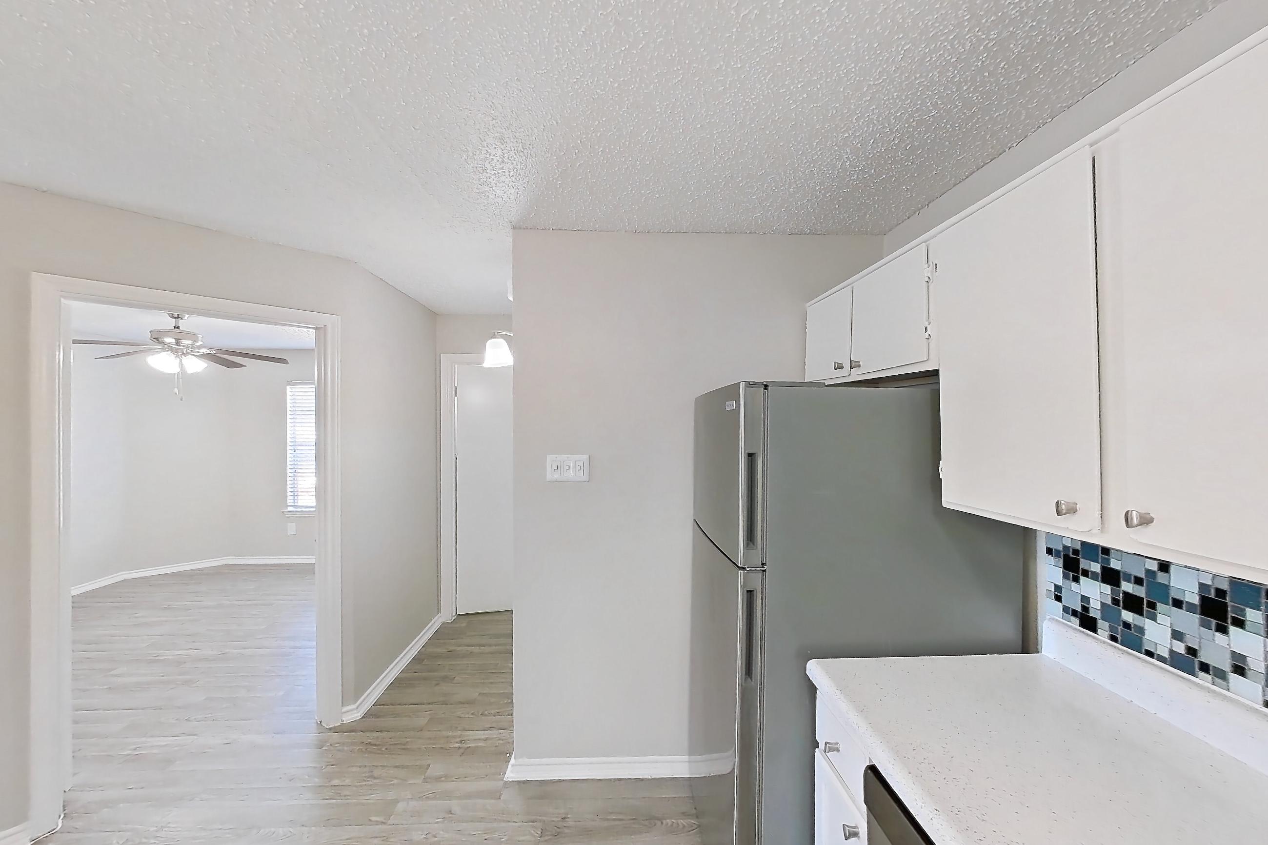 Kitchen in Apartment 1601p at The Carmel, A1 floor plan