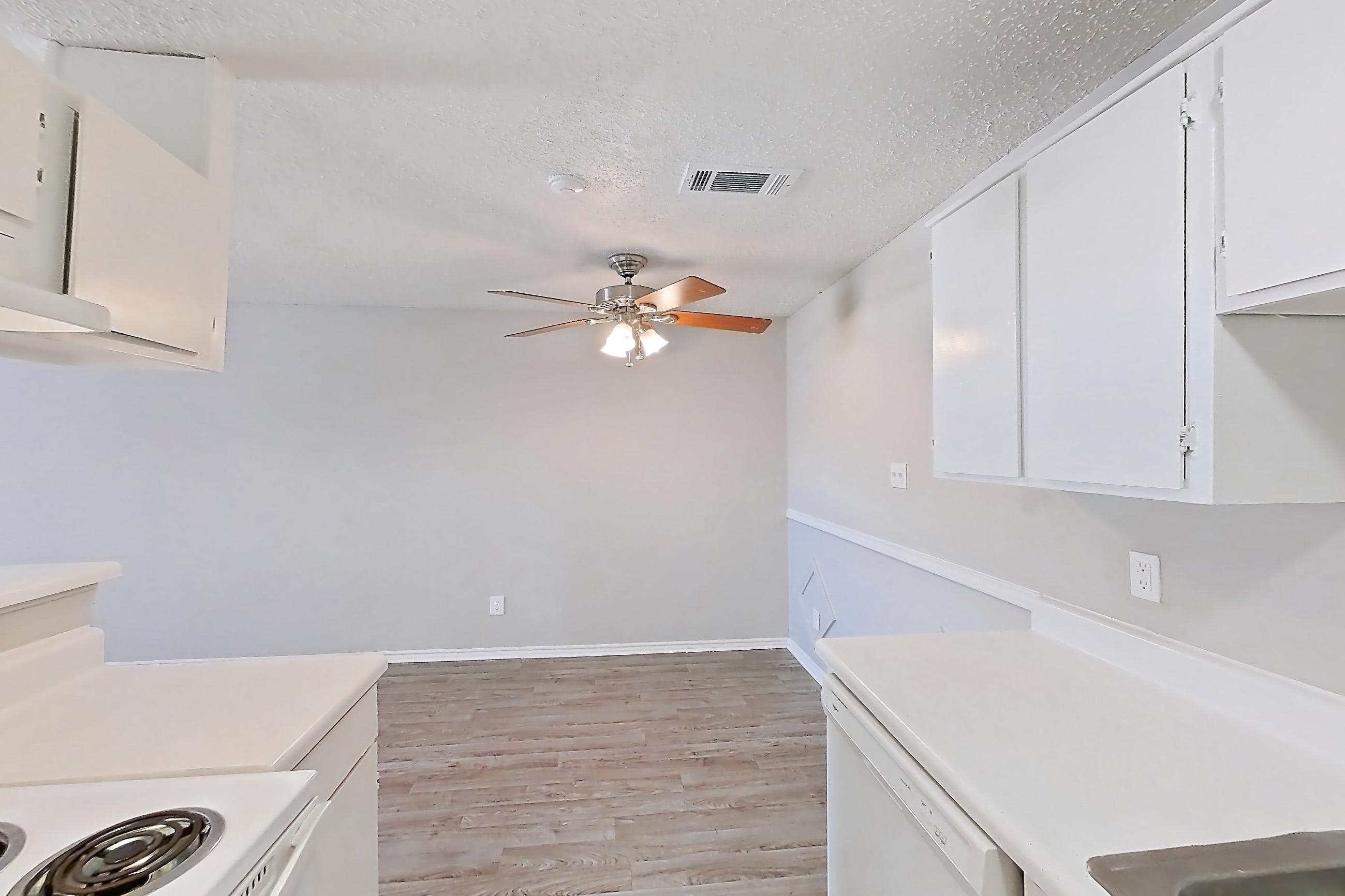 Kitchen in Apartment 2913p at The Carmel, A3 floor plan