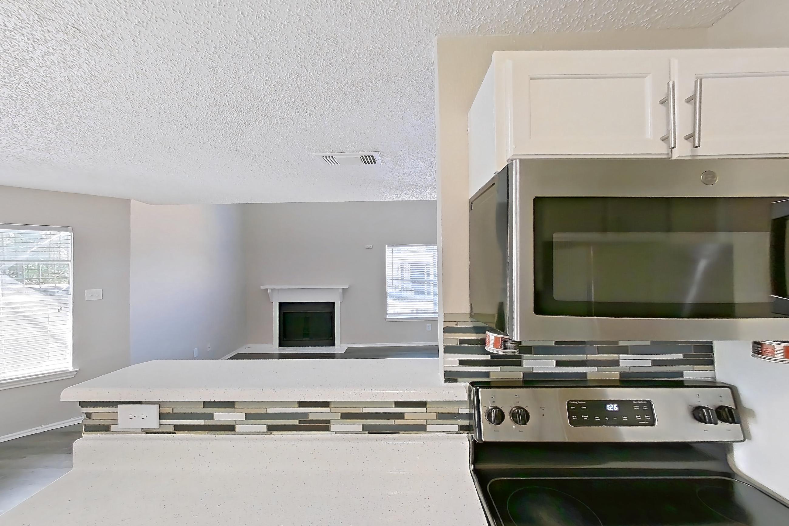 Kitchen in Apartment 308p at The Carmel, A4 floor plan