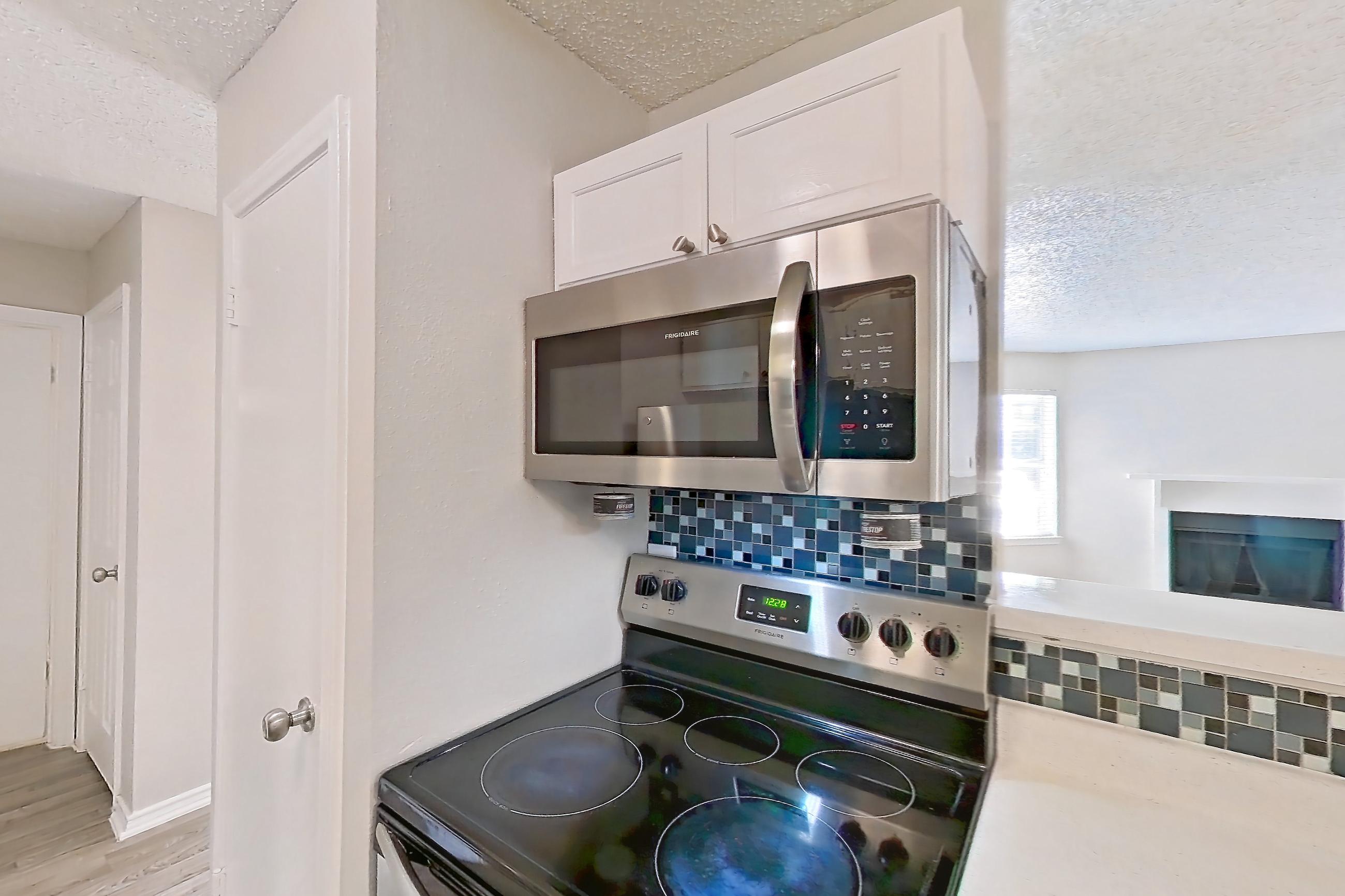 Kitchen in Apartment 2801p at The Carmel, B1 floor plan