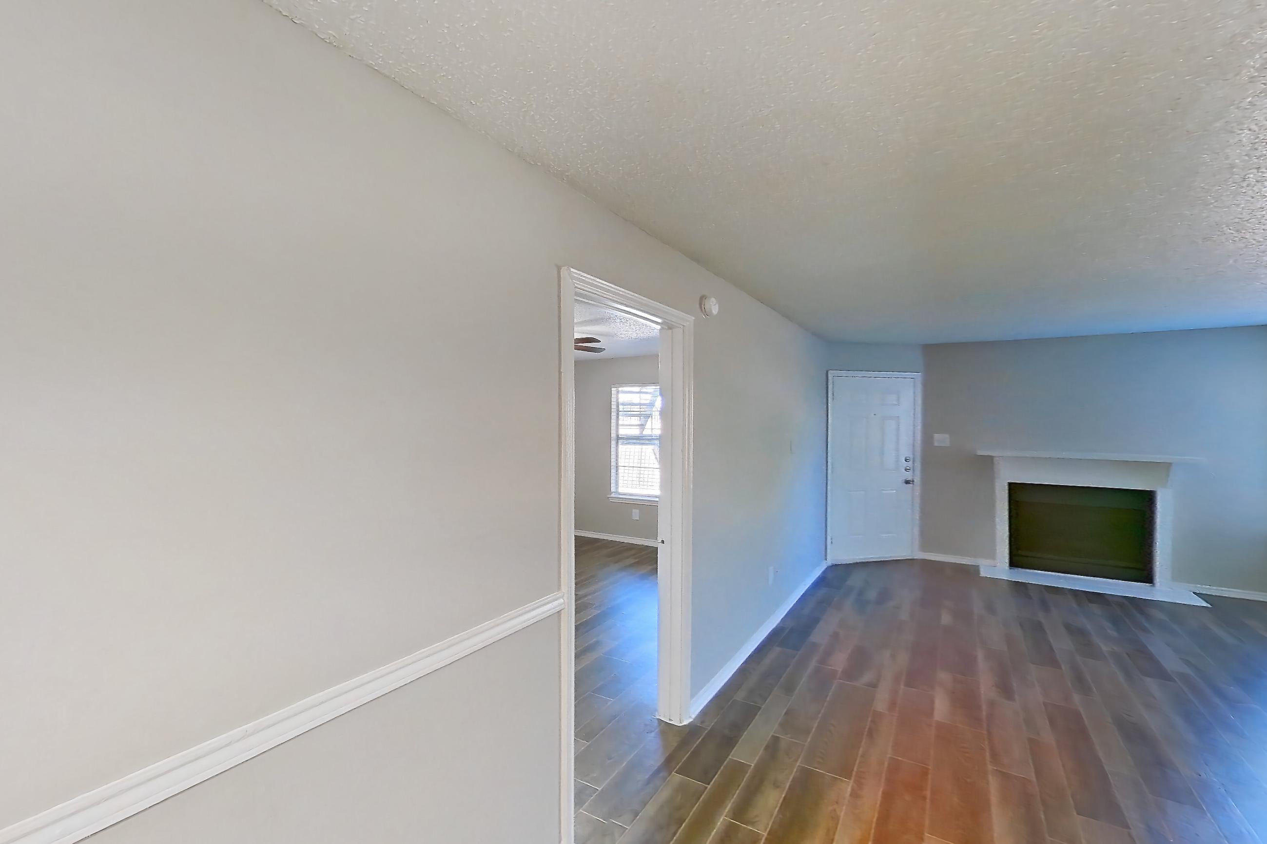 Dining room in a B1 floor plan apartment, representative of Apartment 1002P at The Carmel