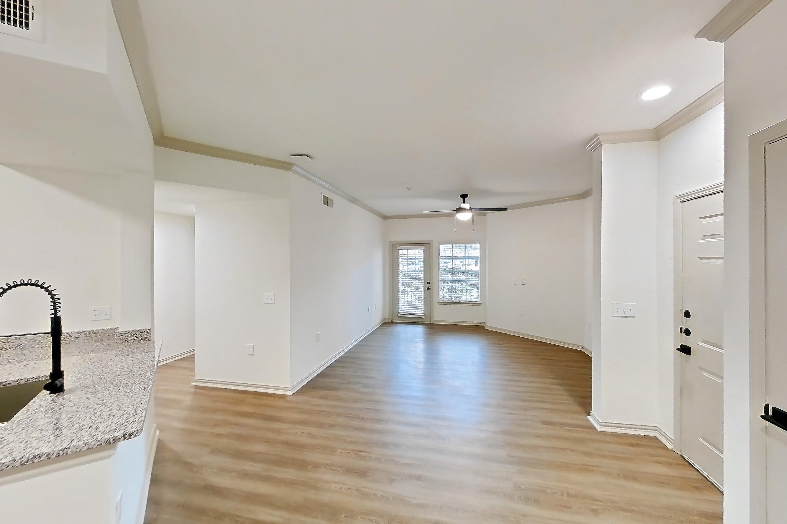 Dining room in Apartment 16105 at Cortland Wortham, A3R - Copperfield floor plan