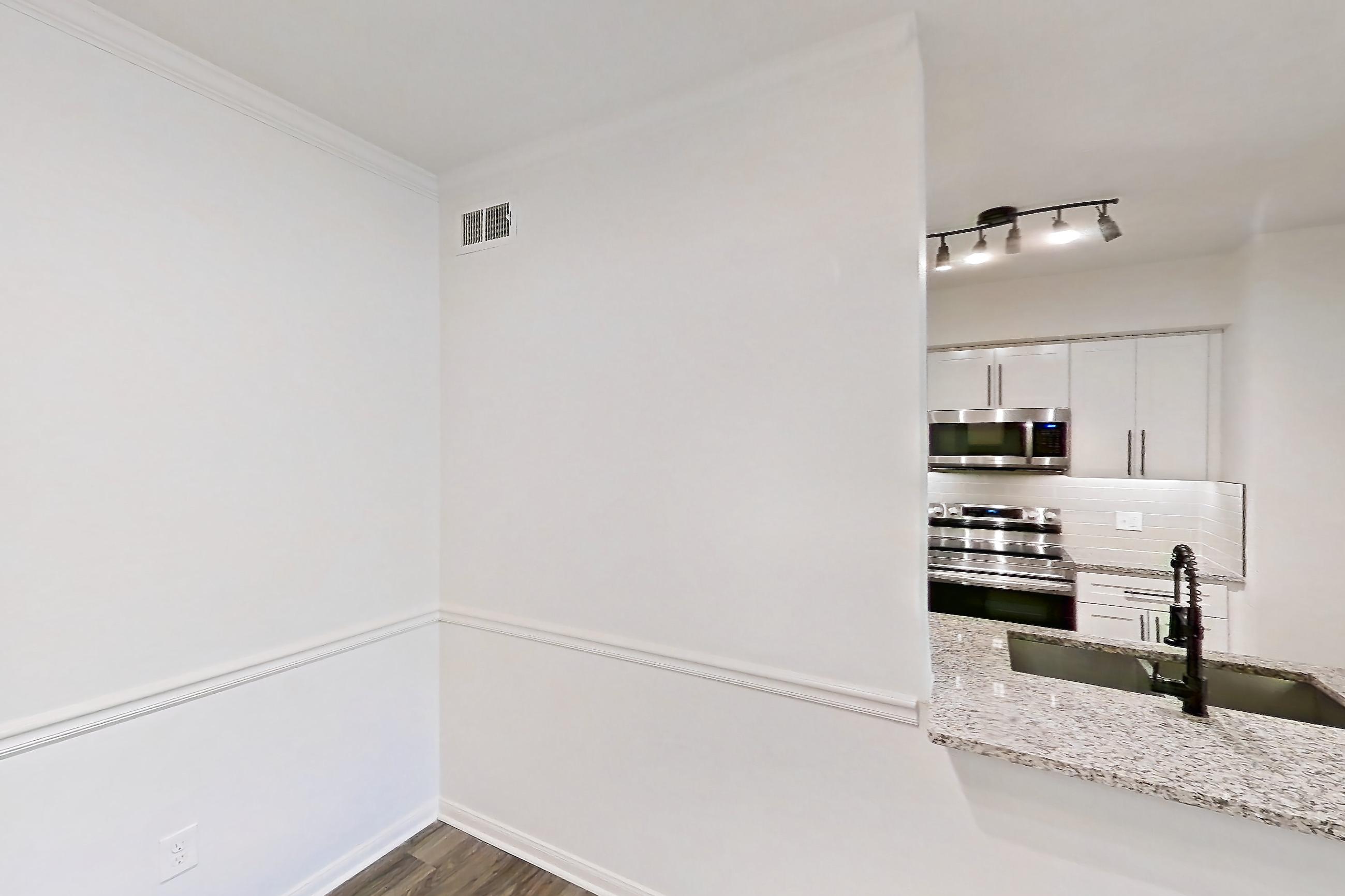 Dining room in Apartment 7211 at Cortland at Twin Creeks, B1R - The Glendover floor plan