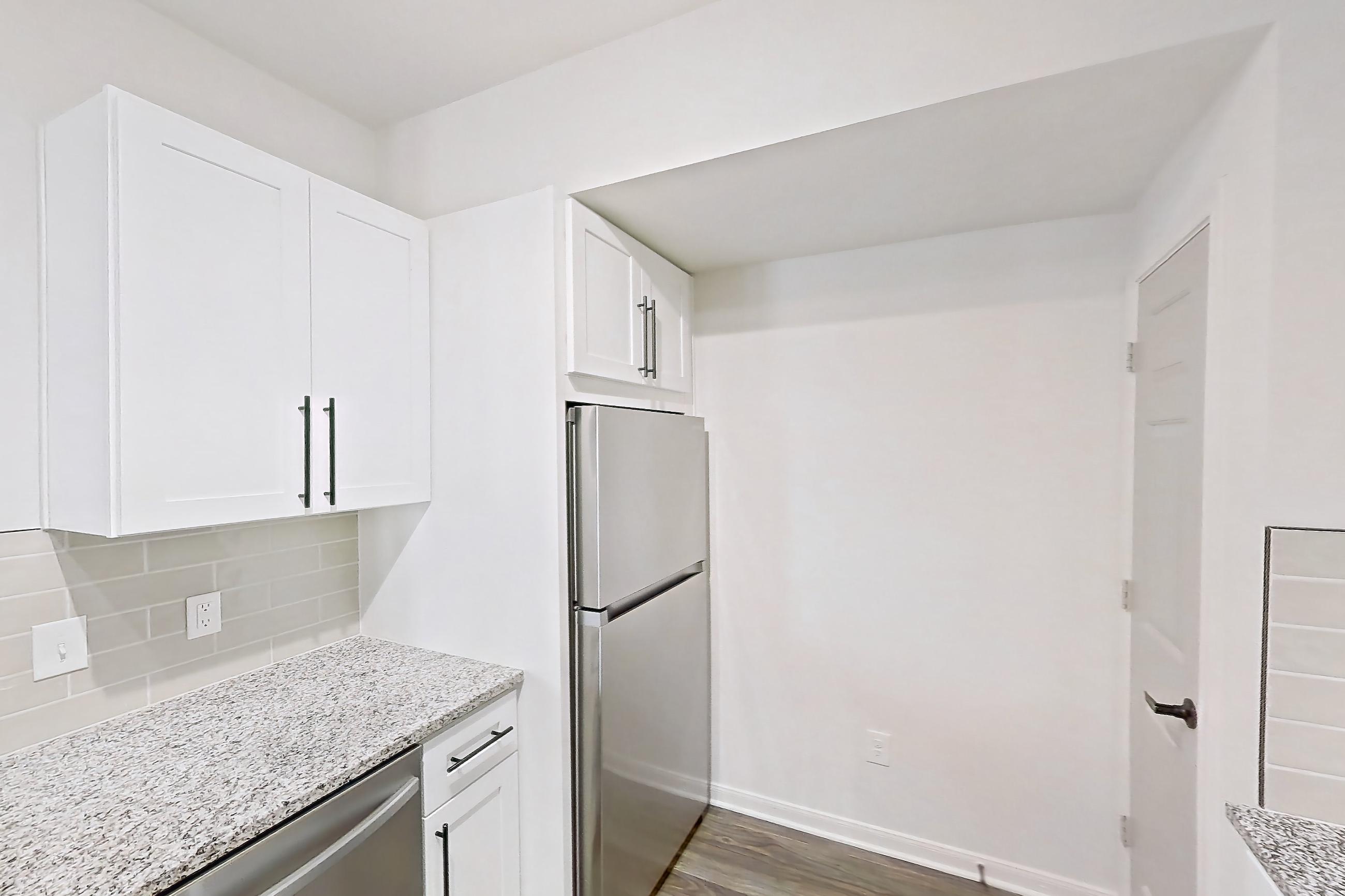 Kitchen in Apartment 7211 at Cortland at Twin Creeks, B1R - The Glendover floor plan