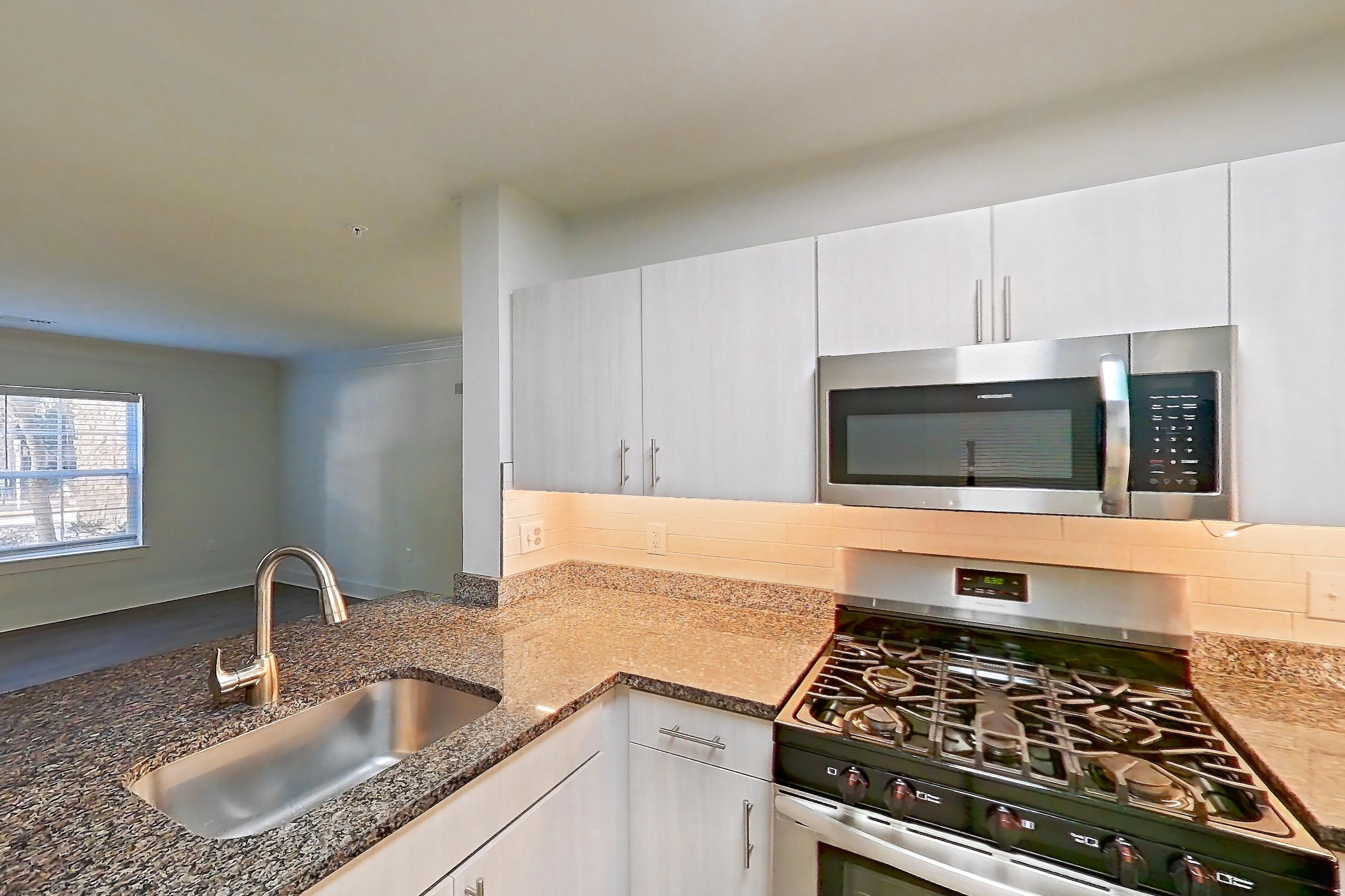 Kitchen in Apartment 646-d at Cortland at Dulles, A1R - Badland floor plan