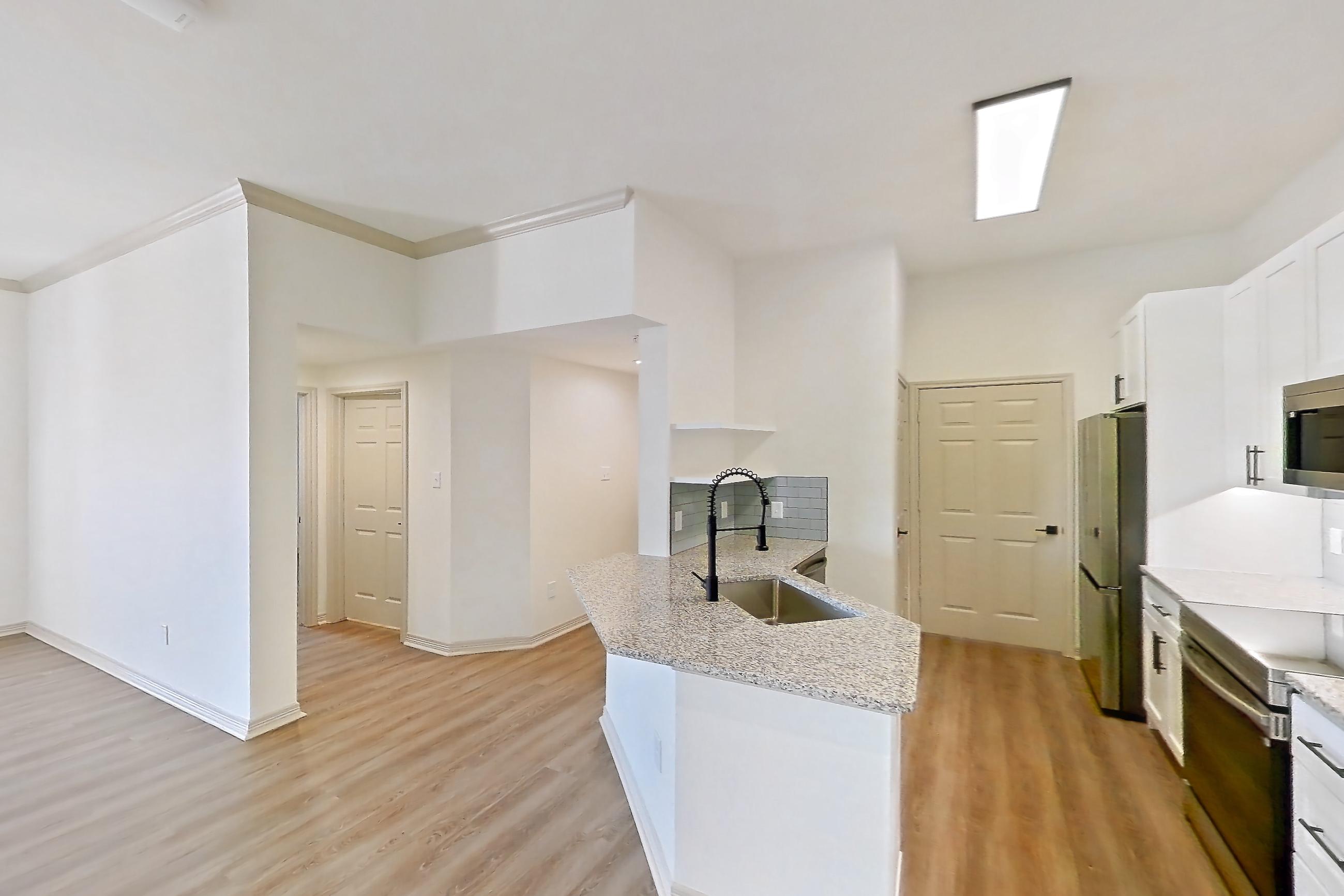 Dining room in Apartment 12309 at Cortland Wortham, B2R - Stonegate floor plan