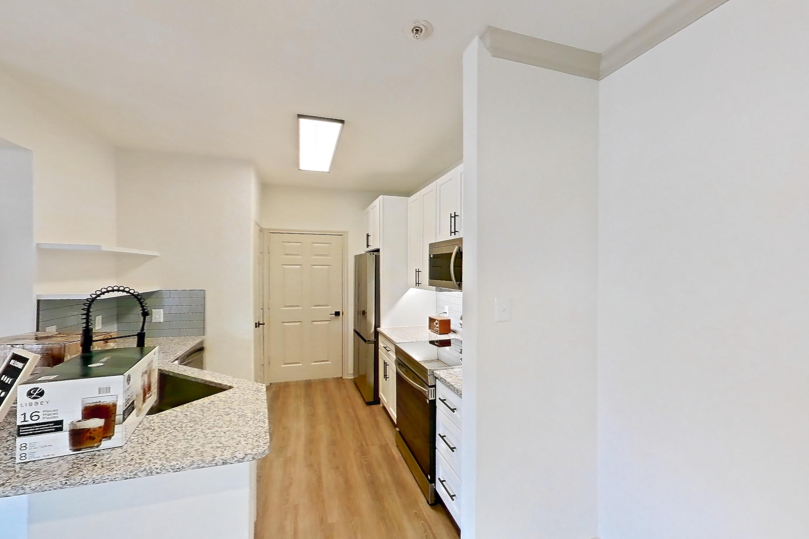 Dining room in a B2R - Stonegate floor plan apartment, representative of Apartment 2309 at Cortland Wortham