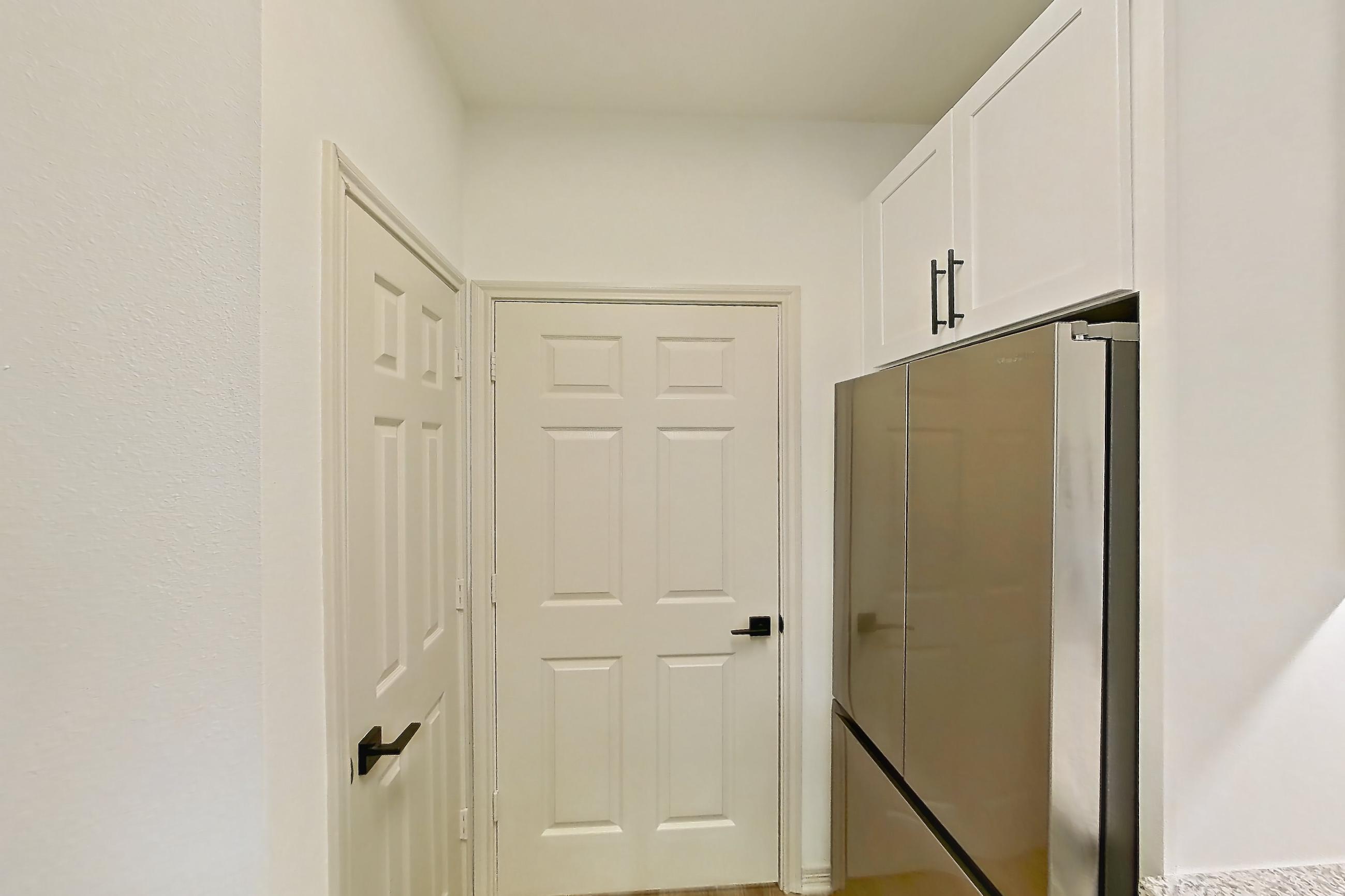 Kitchen in a B2R - Stonegate floor plan apartment, representative of Apartment 2309 at Cortland Wortham