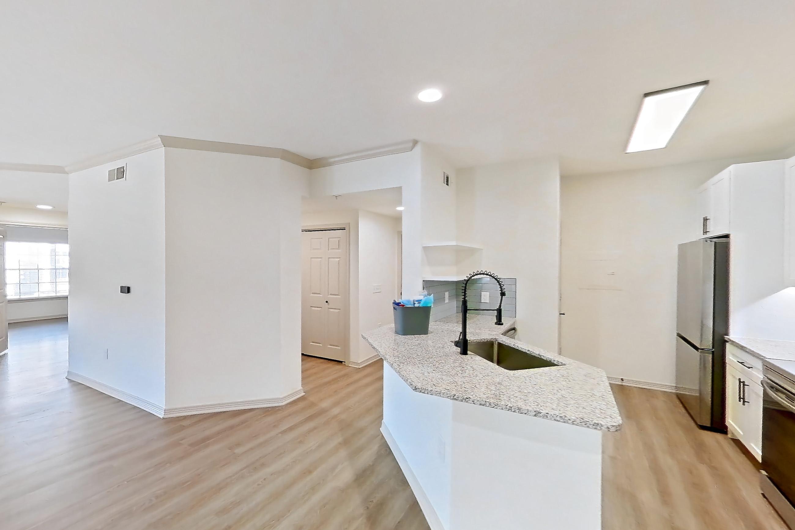 Dining room in a B3R - Windermere floor plan apartment, representative of Apartment 16103 at Cortland Wortham