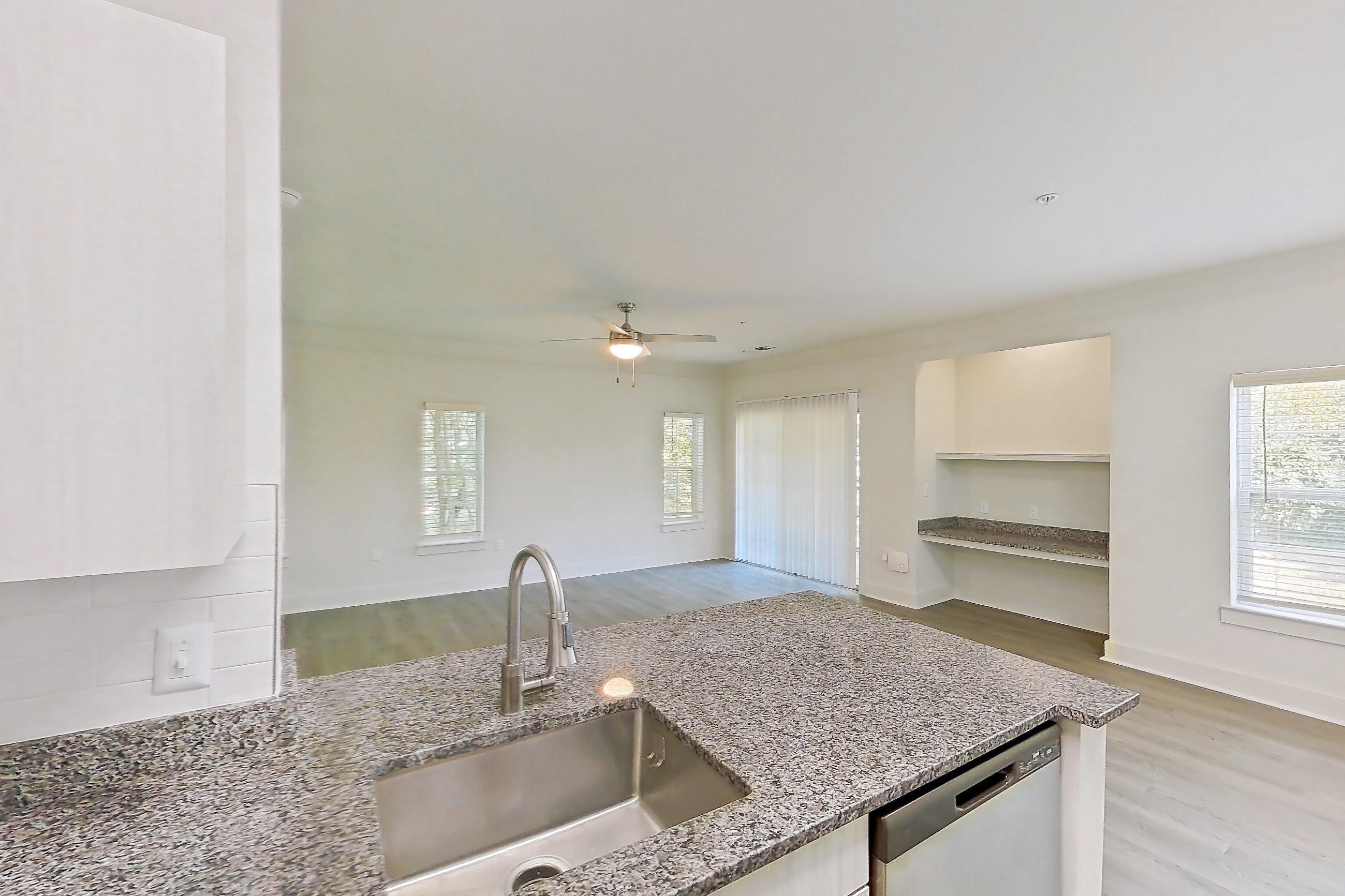 Kitchen in a B5R - Olympic floor plan apartment, representative of Apartment 600-B at Cortland at Dulles