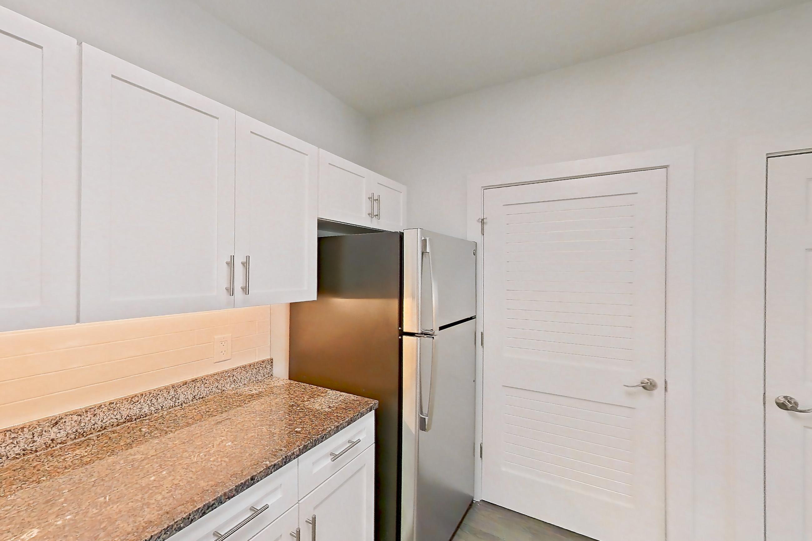 Kitchen in Apartment 647-a at Cortland at Dulles, B7R - Rocky floor plan