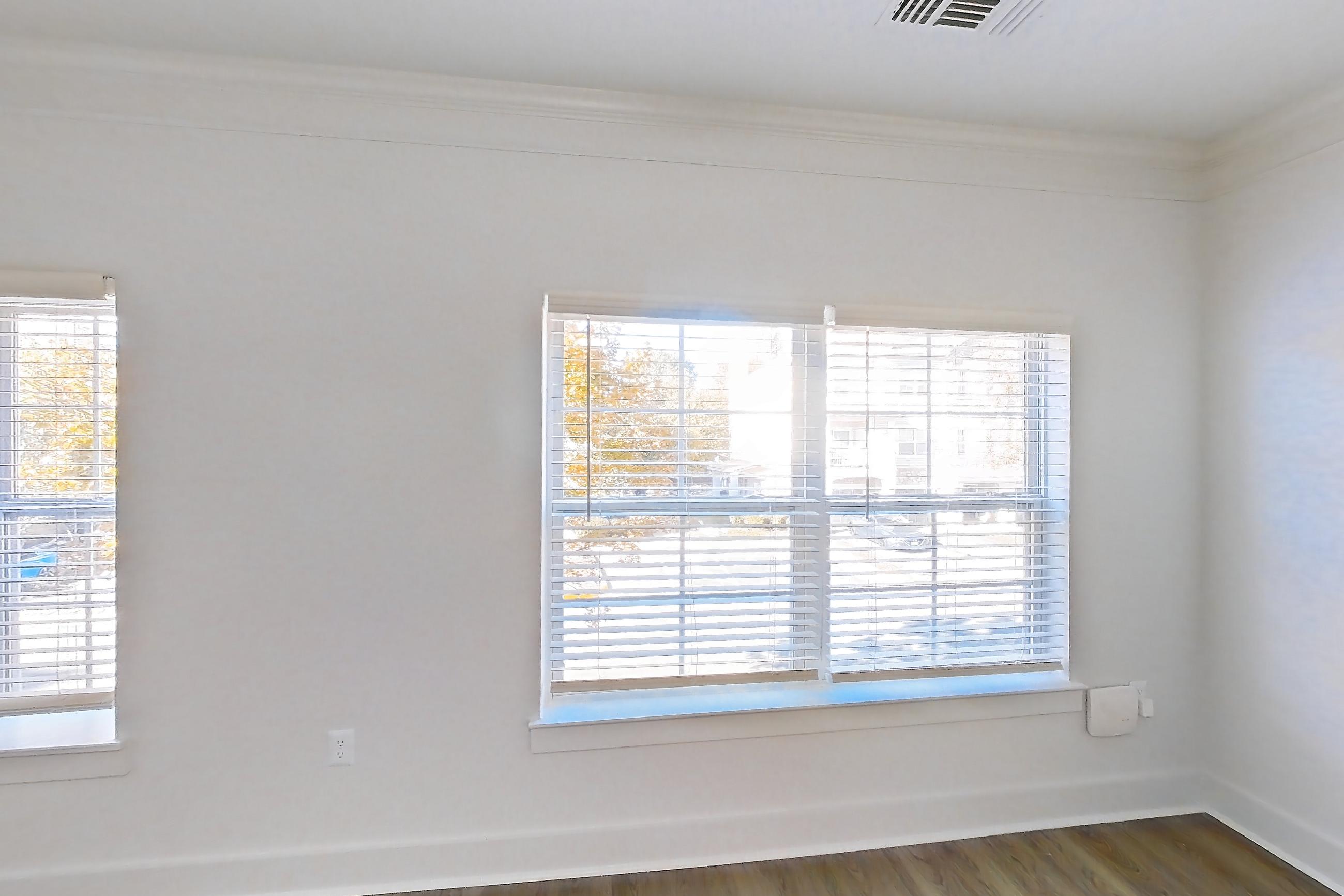 Living room, Apartment 647-A at Cortland at Dulles