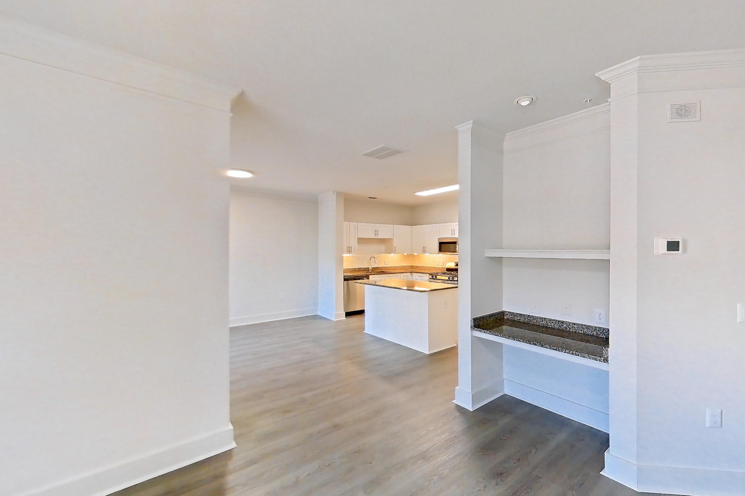 Living room in Apartment 647-a at Cortland at Dulles, B7R - Rocky floor plan