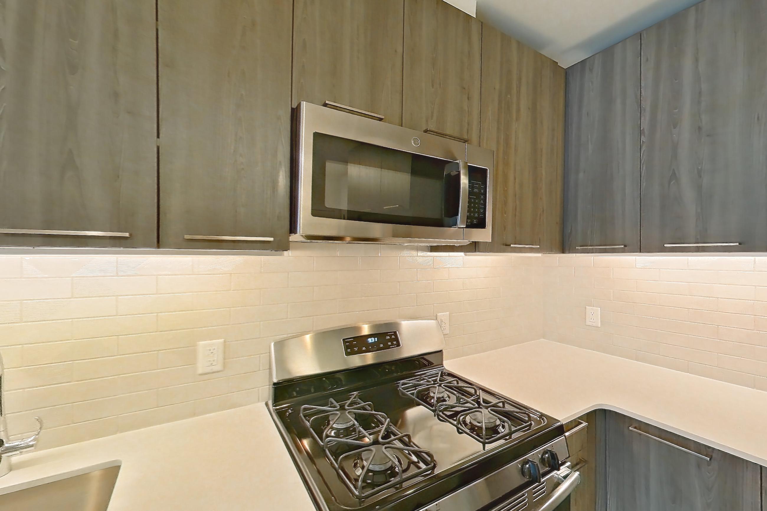 Kitchen in Apartment 502s at Cortland Columbia Pike, B14 floor plan