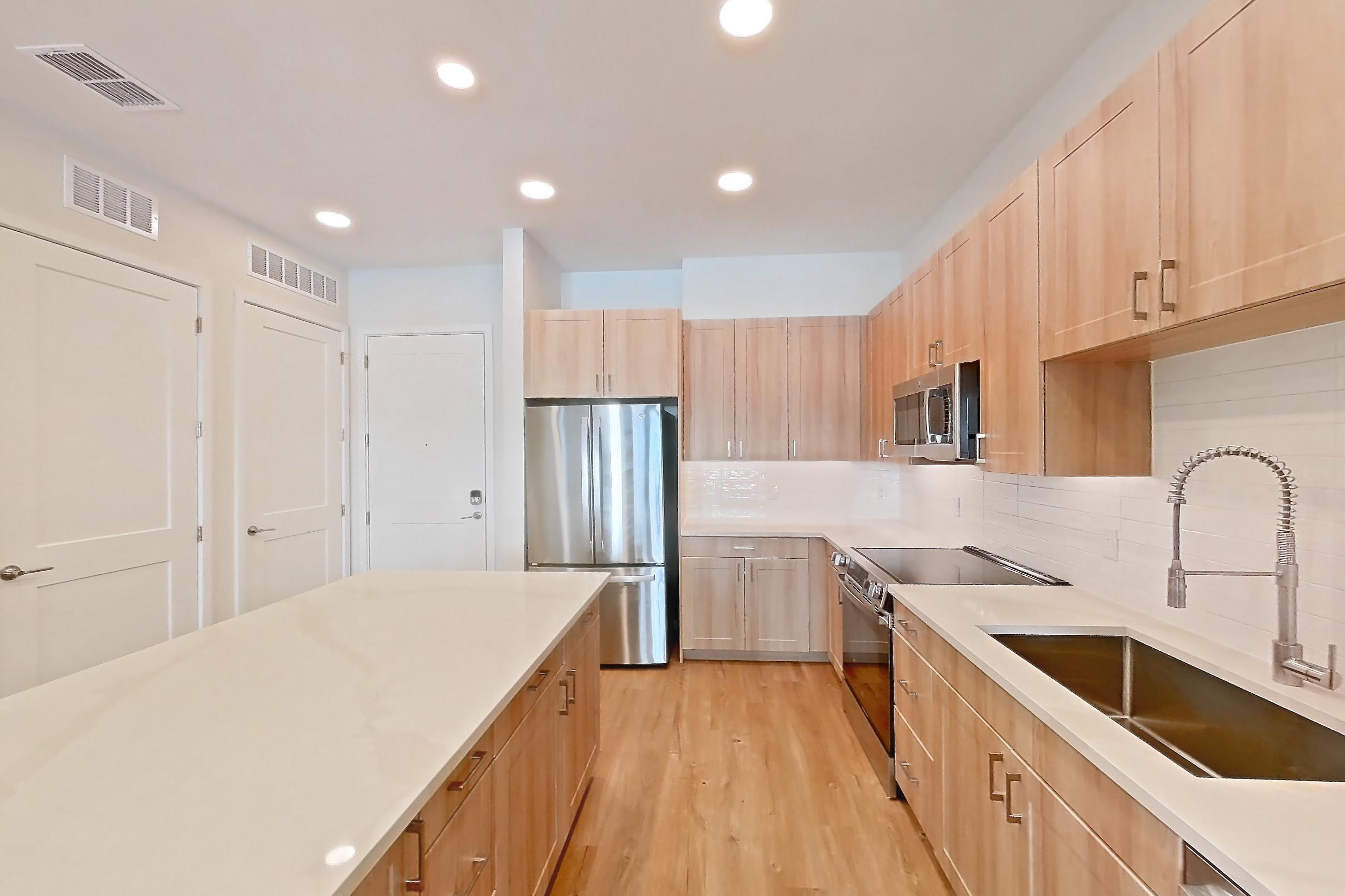 Kitchen in Apartment 246 at Lantower Bayside, B1 floor plan